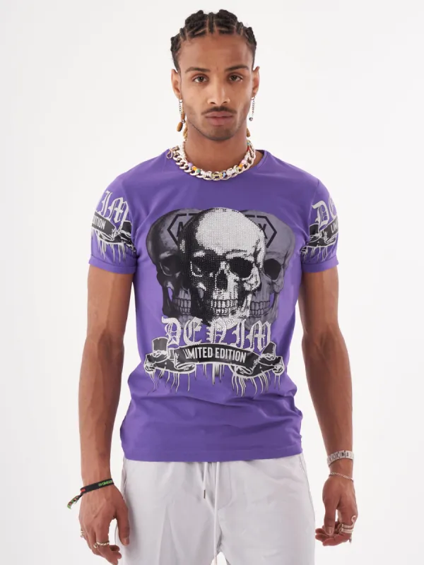 SKULL CRUSHER T-SHIRT | PURPLE sold by Sernes