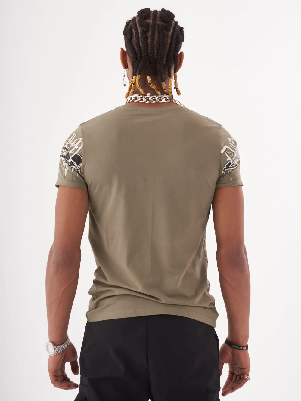 SKULL CRUSHER T-SHIRT | GREEN sold by Sernes product image thumbnail 2