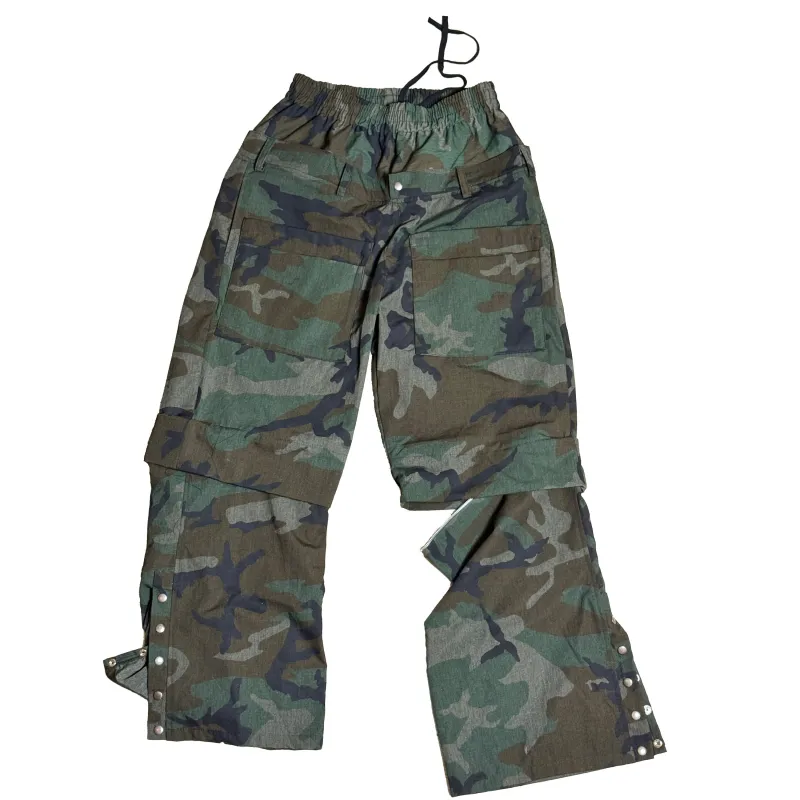 Double Waist Convertible Canyon Cargo Pant (camo) sold by PHEIT LA