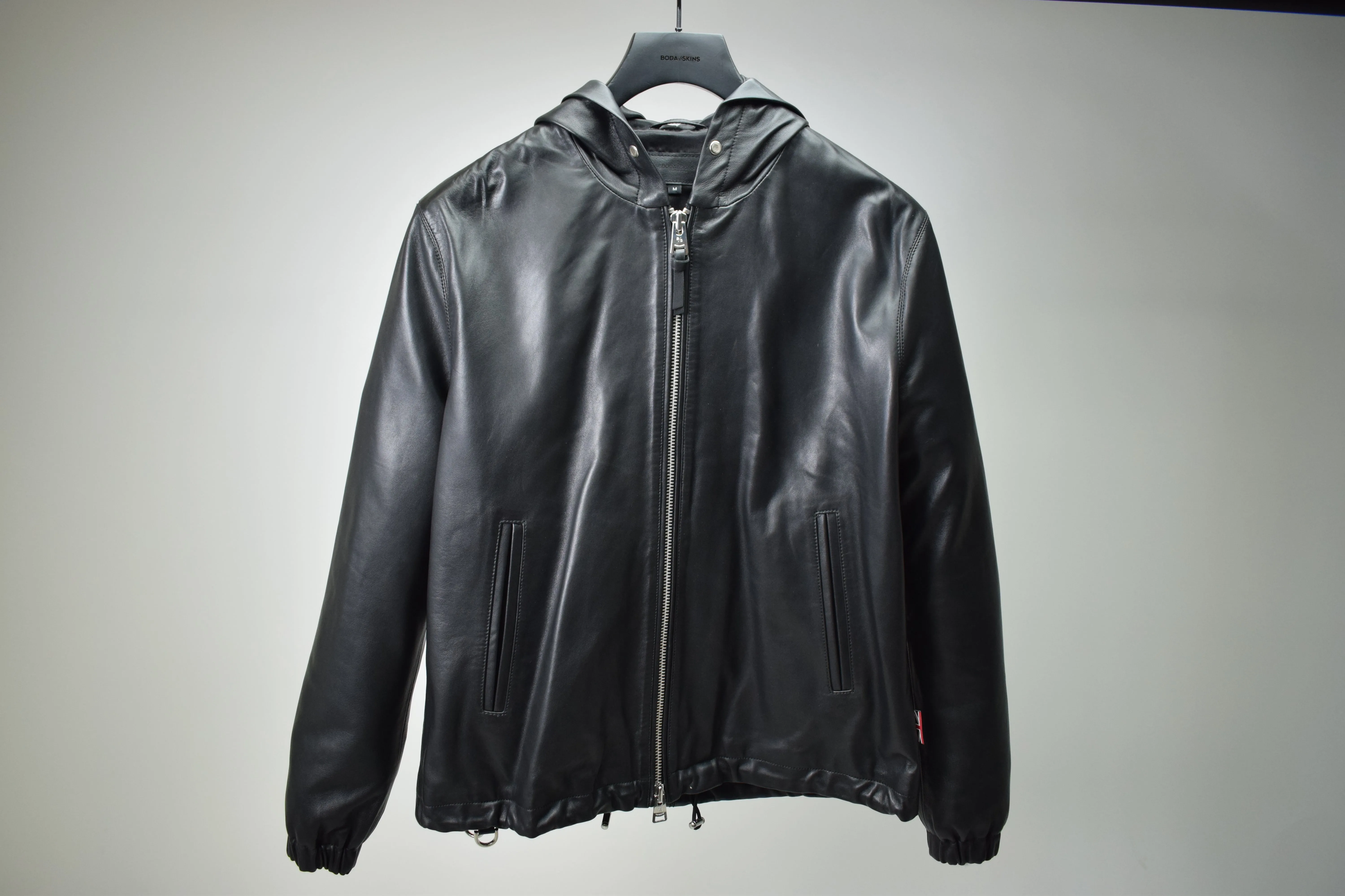 Leather Hoodie / Mens / M / Excellent sold by Boda Skins