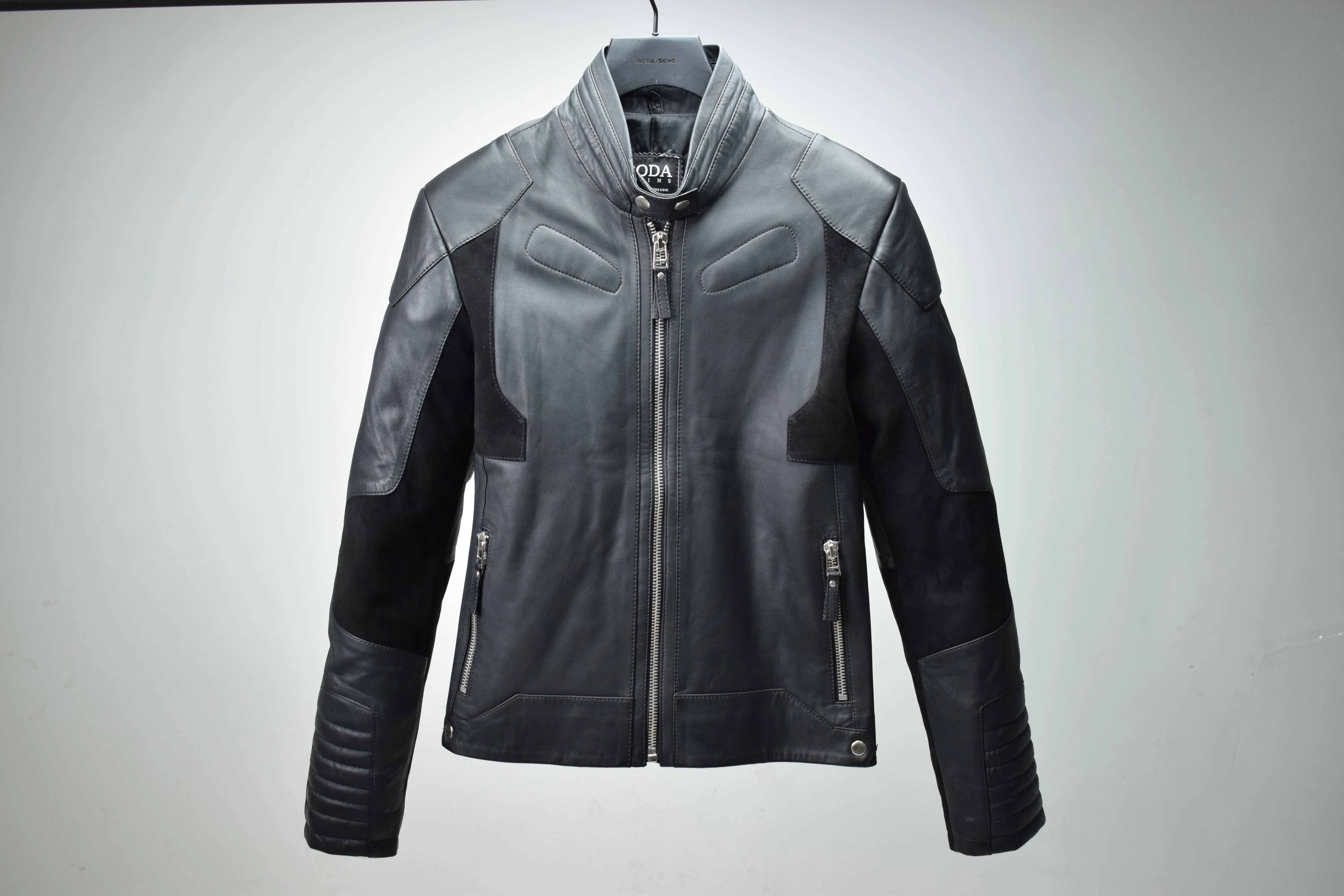 Cafe Racer Suede: Silver Hardware / Mens / XS / Excellent sold by Boda Skins