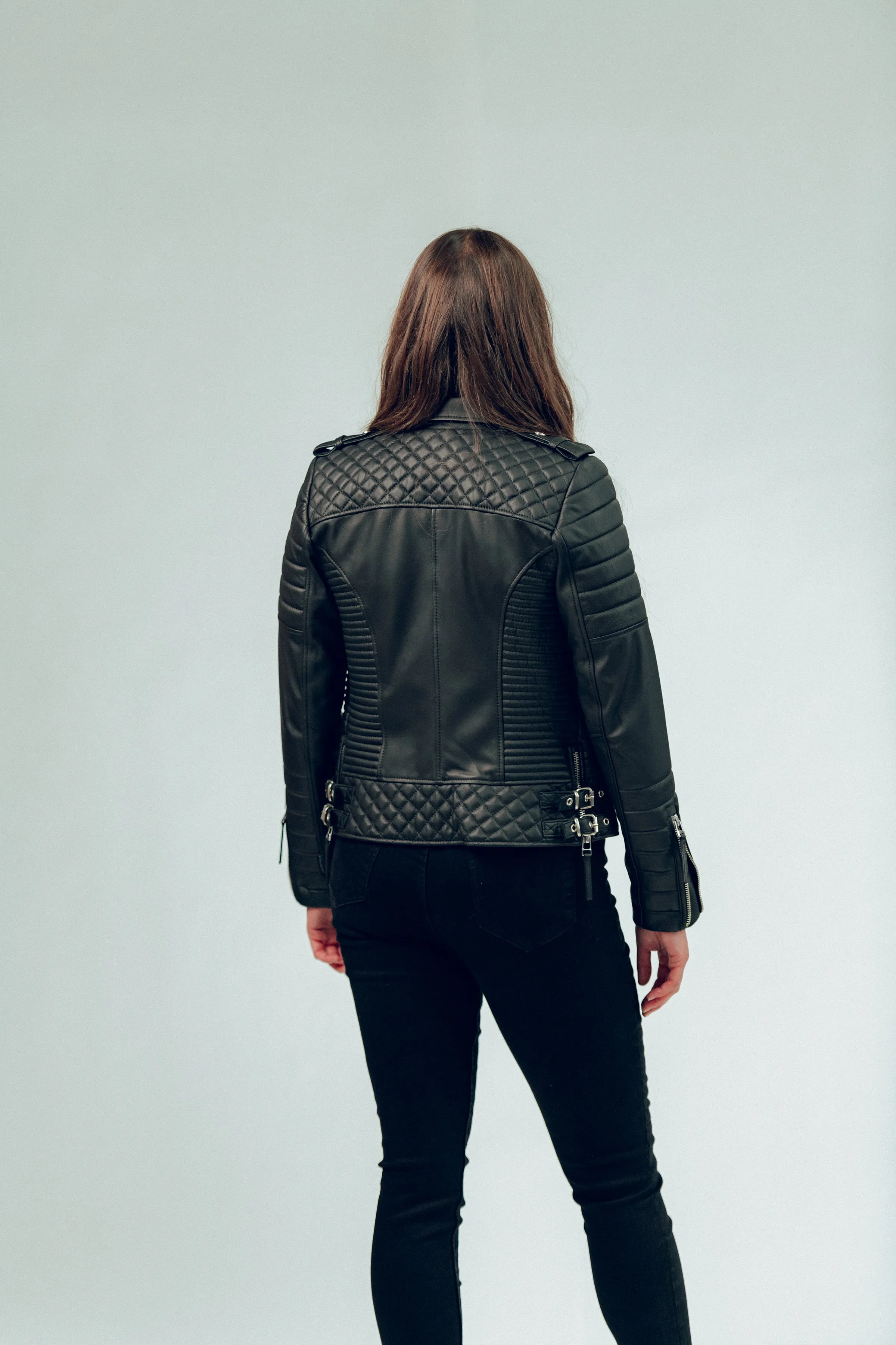 Kay Michaels 2.0 Tall Leather Jacket (Woman) sold by Boda Skins product image thumbnail 4