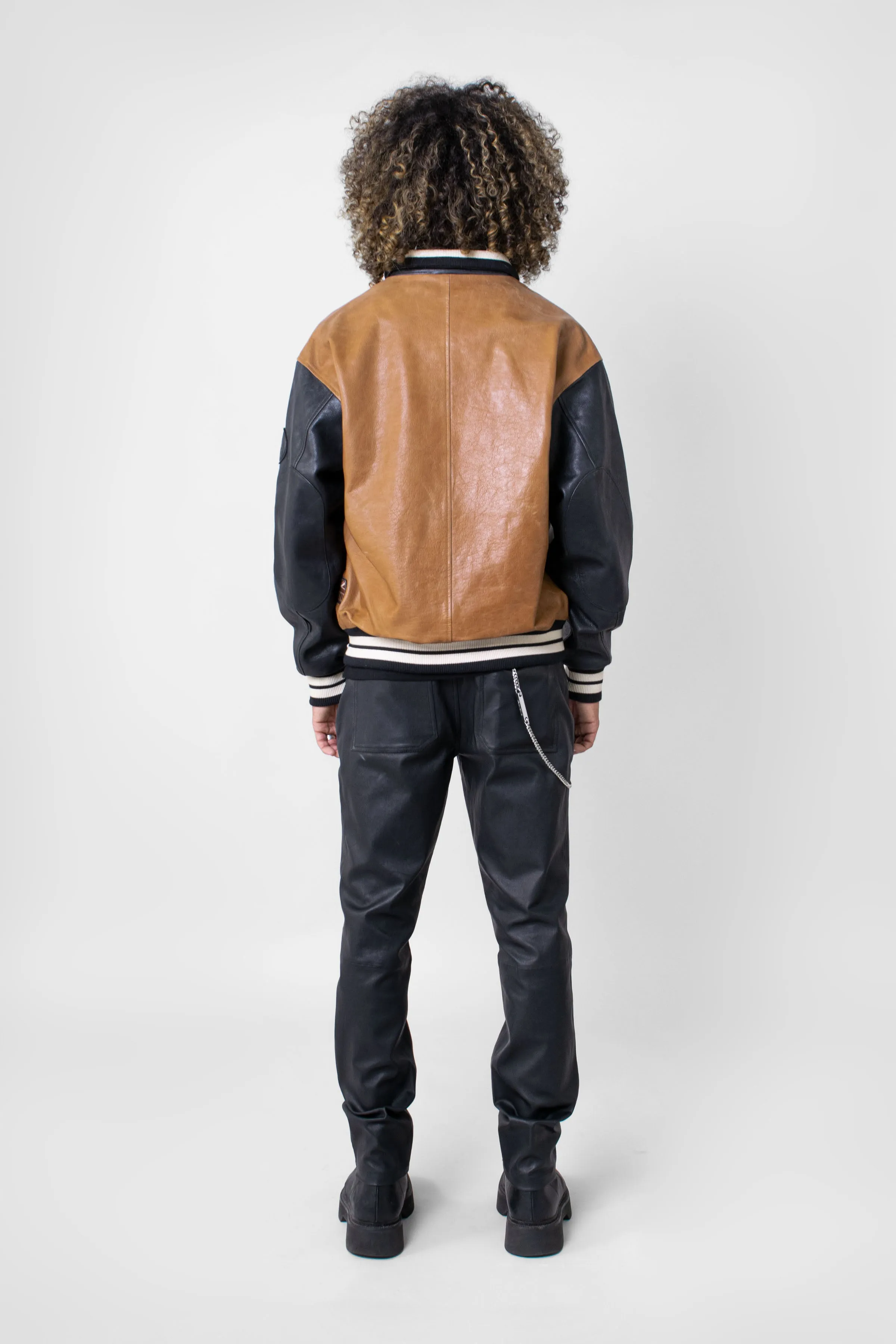 VARSITY LEATHER JACKET NOMAD sold by Boda Skins product image thumbnail 4