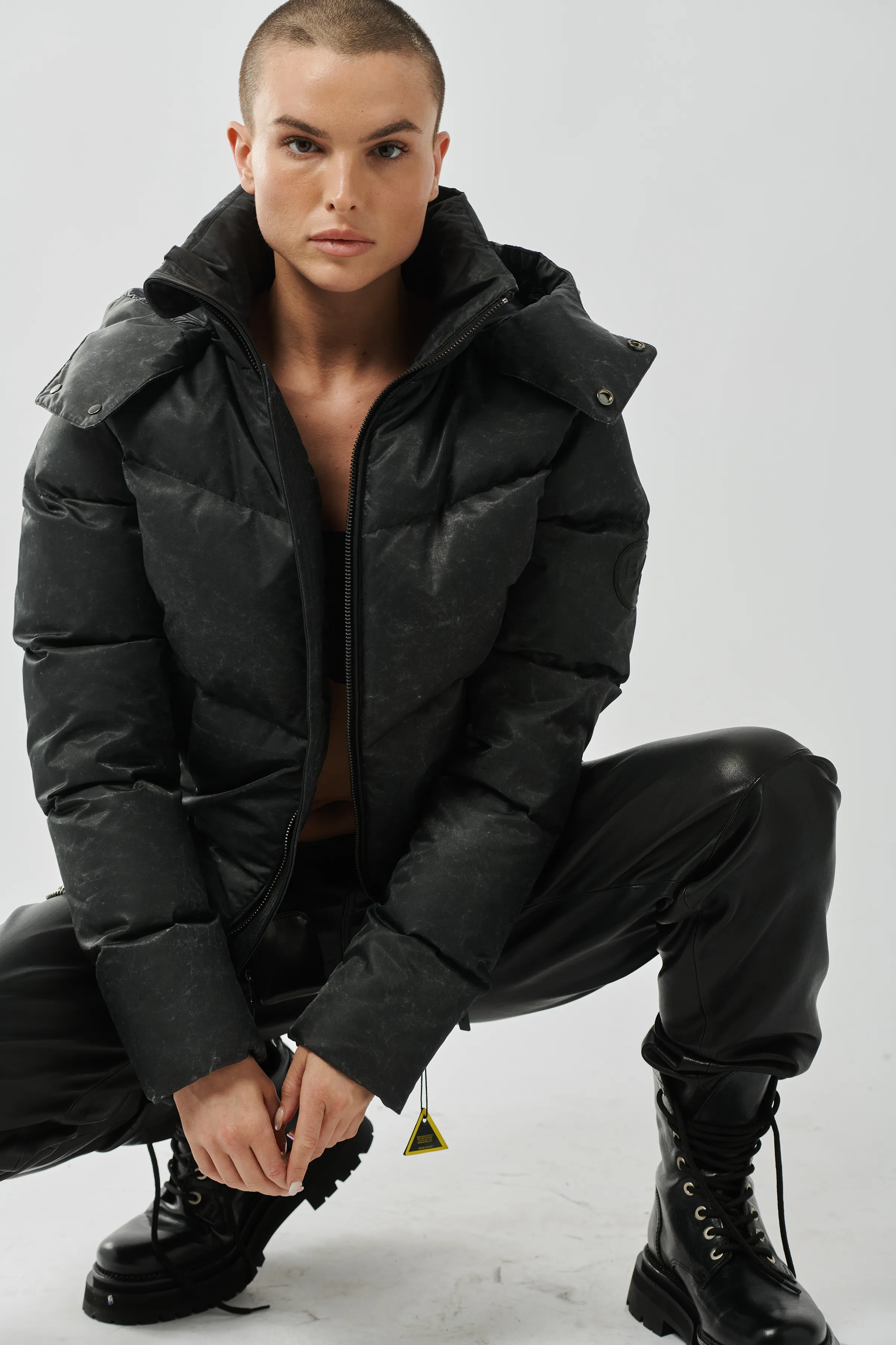 Nylon Down Puffer Jacket (Woman) sold by Boda Skins product image thumbnail 3