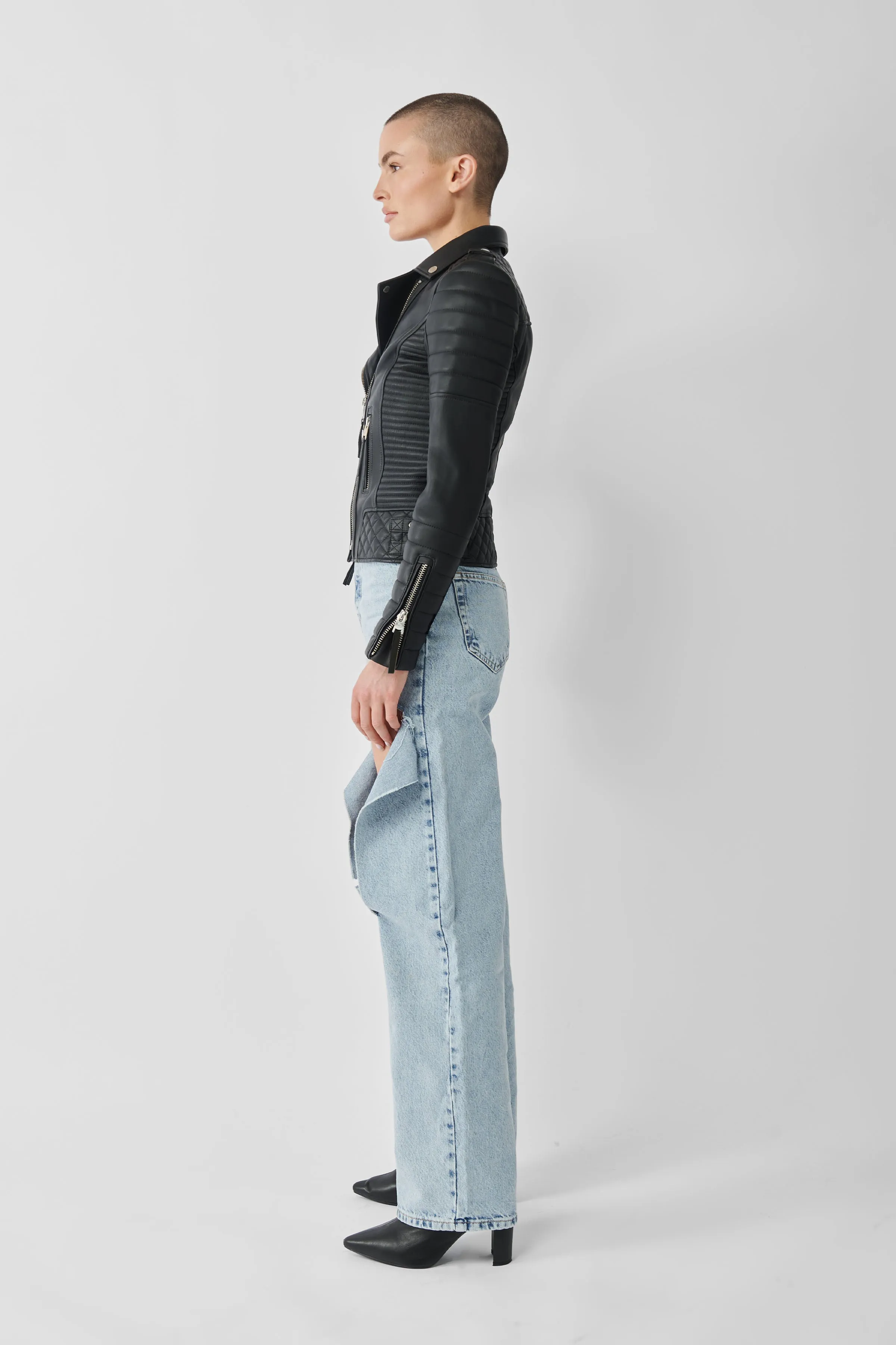 Kay Michaels 3.0 Leather Jacket (Woman) sold by Boda Skins product image thumbnail 4