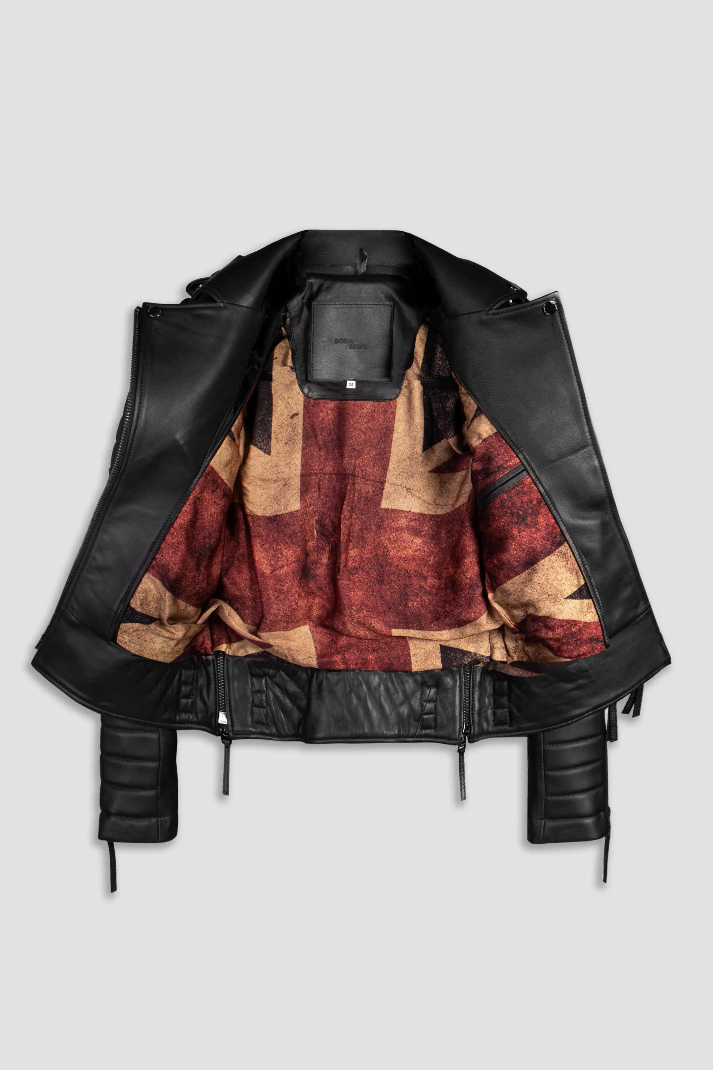 Kay Michaels Tall: Union Jack Leather Jacket (Woman) sold by Boda Skins product image thumbnail 2