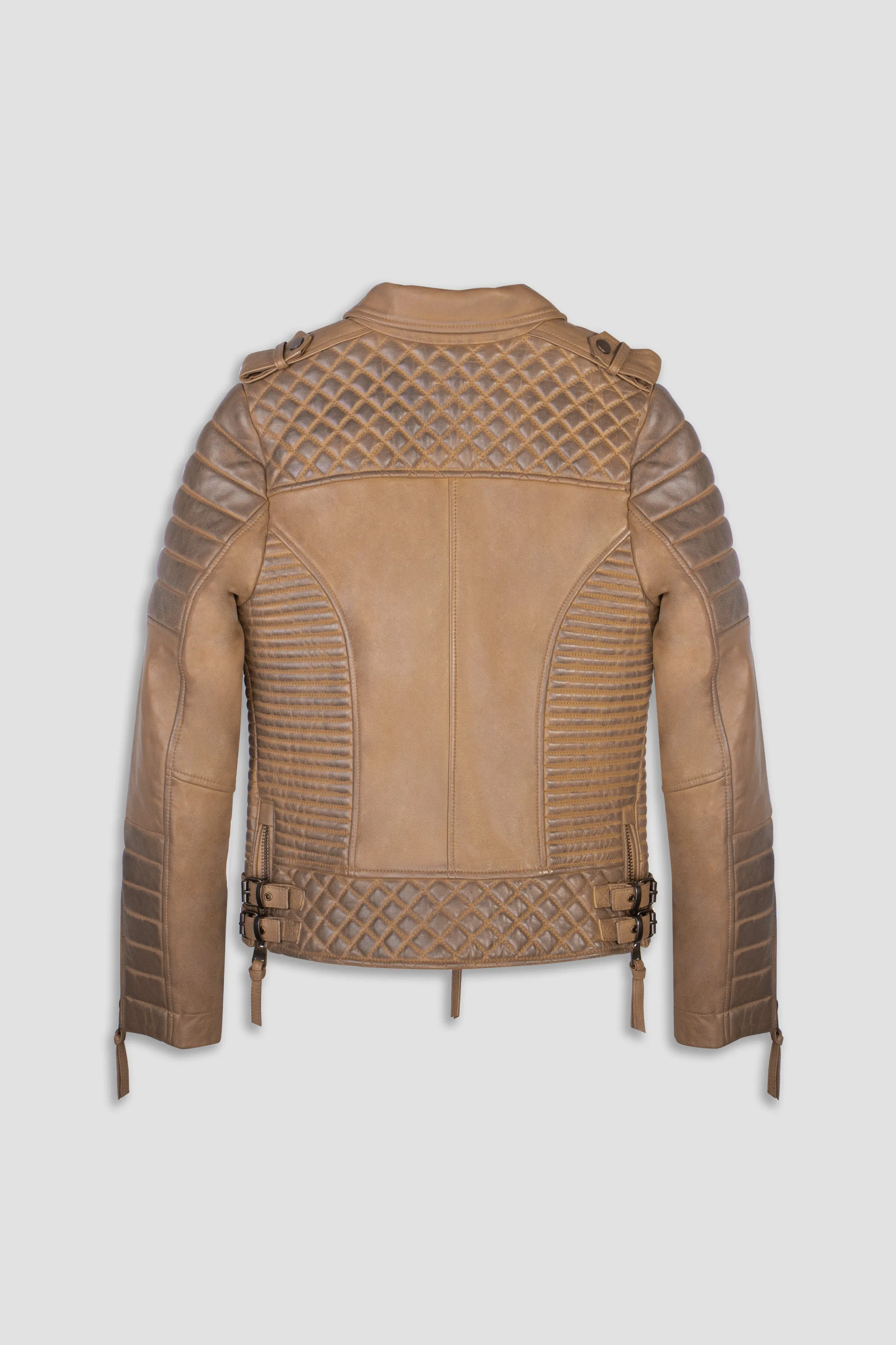 Kay Michaels 2.0 Tall: Desert Leather Jacket (Woman) sold by Boda Skins product image thumbnail 2