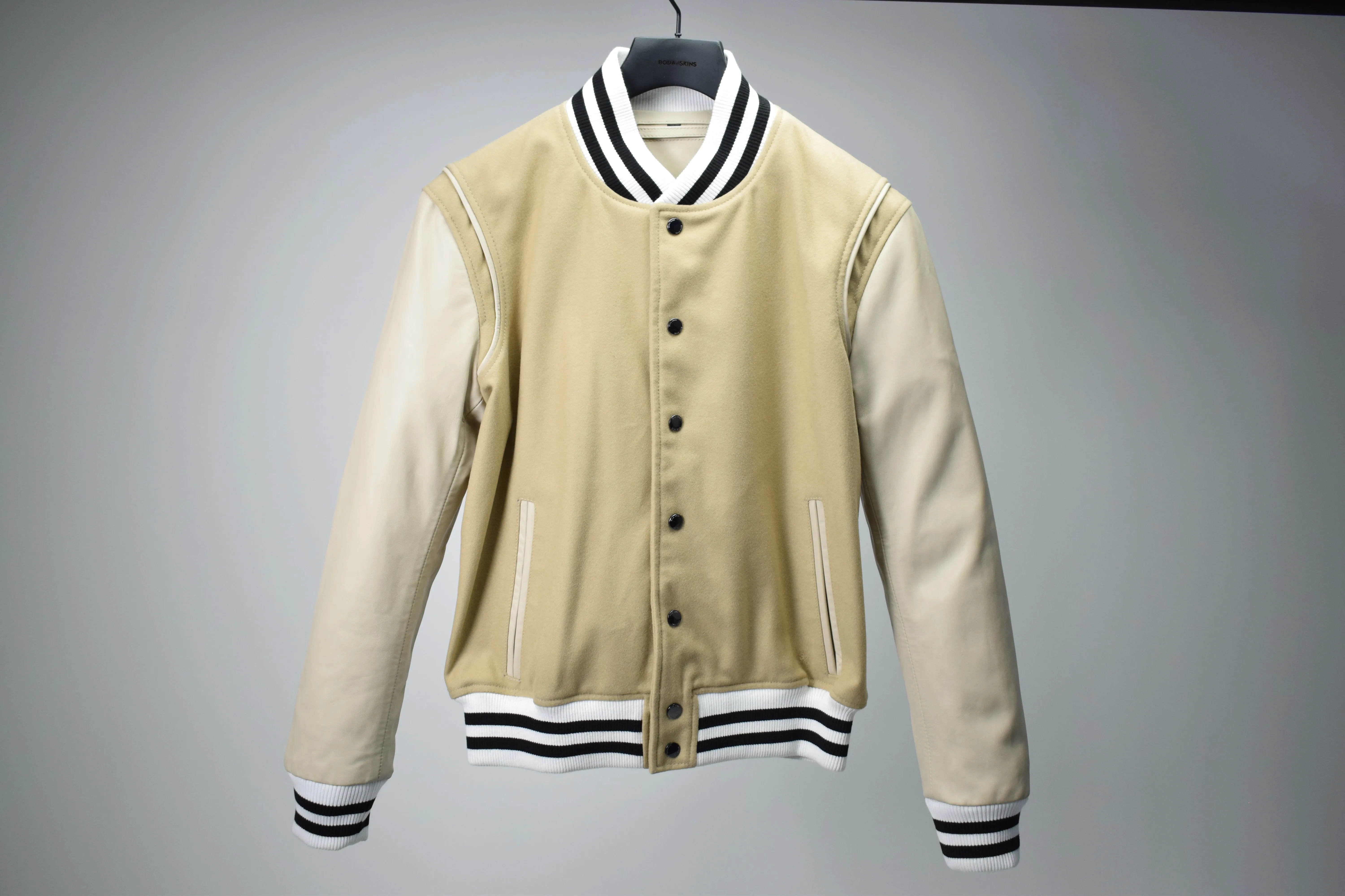 SM071 / Varsity Ecru 1st Sample (MEN'S) sold by Boda Skins