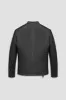 Refined Rider Collarless Leather Jacket sold by Boda Skins