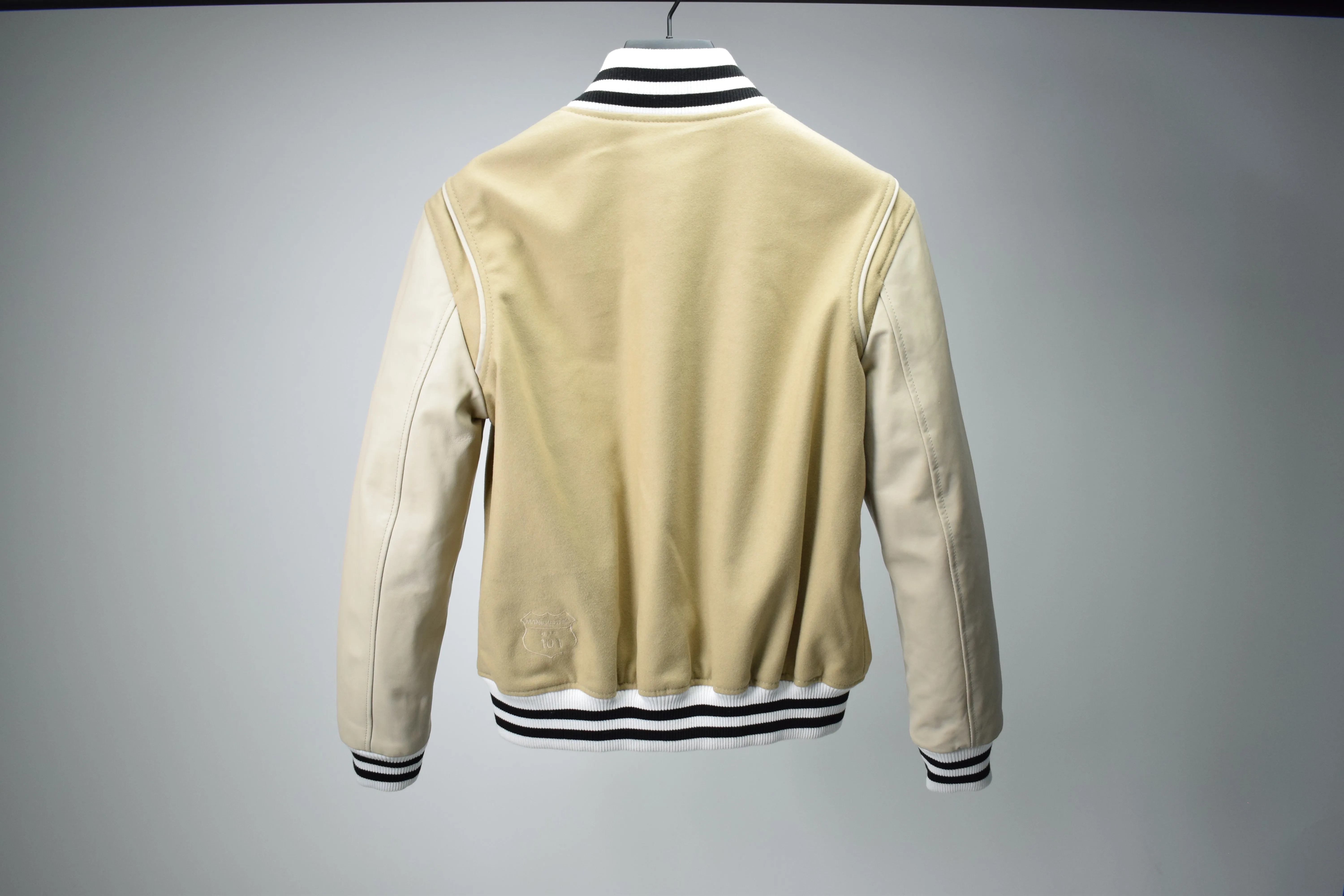 SM071 / Varsity Ecru 1st Sample (MEN'S) sold by Boda Skins product image thumbnail 2