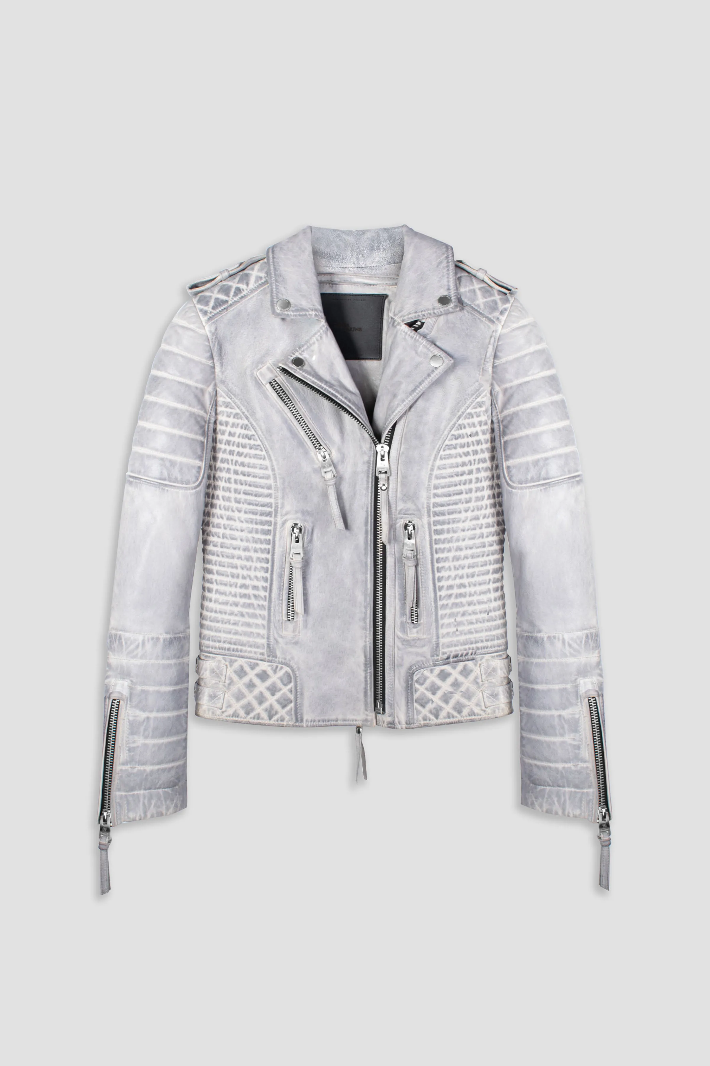 Kay Michaels 2.0 Tall: Iced Leather Jacket (Woman) sold by Boda Skins