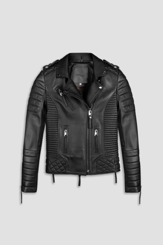 Kay Michaels Tall: Old Glory Leather Jacket (Woman) sold by Boda Skins