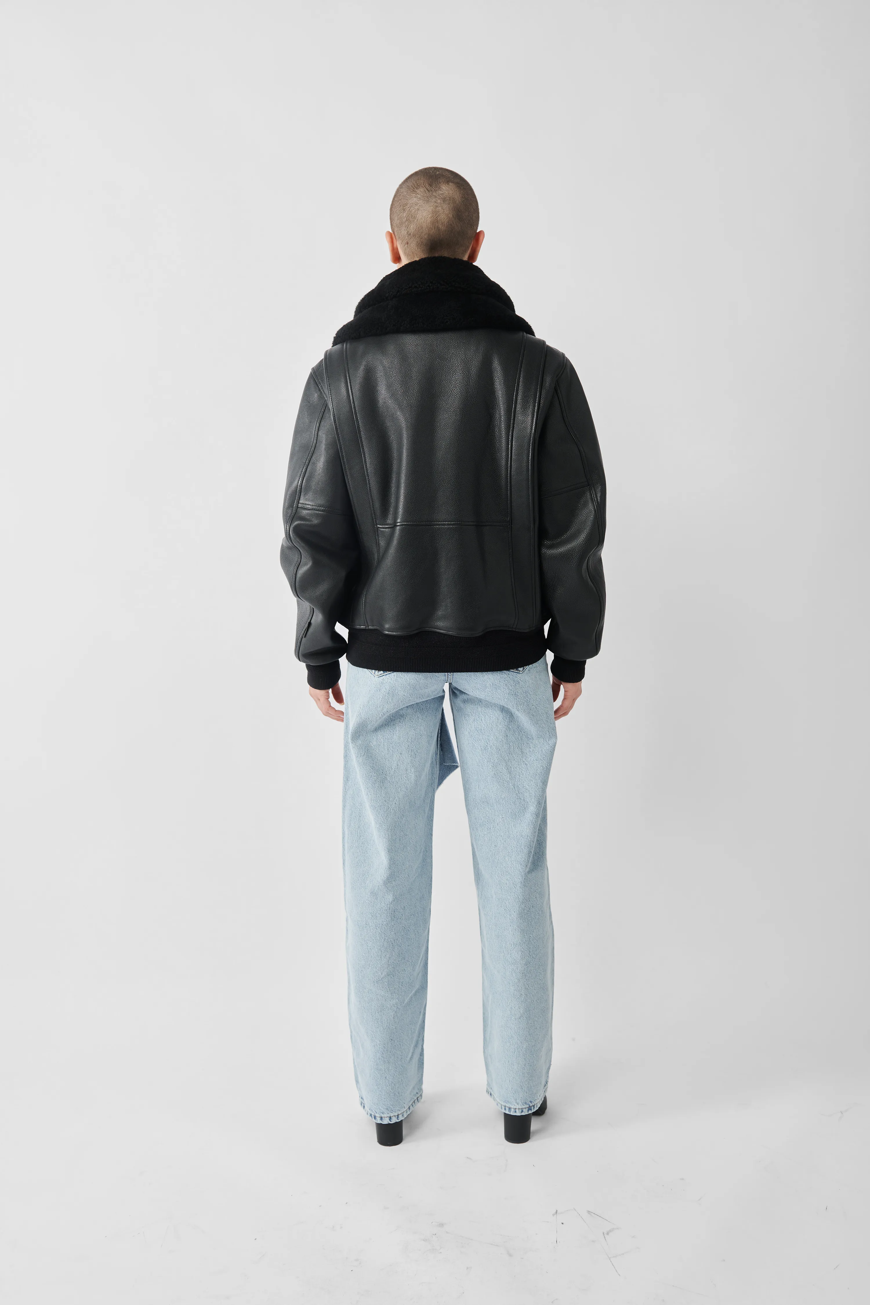 Spitfire Tall Shearling Jacket (Woman) sold by Boda Skins product image thumbnail 5