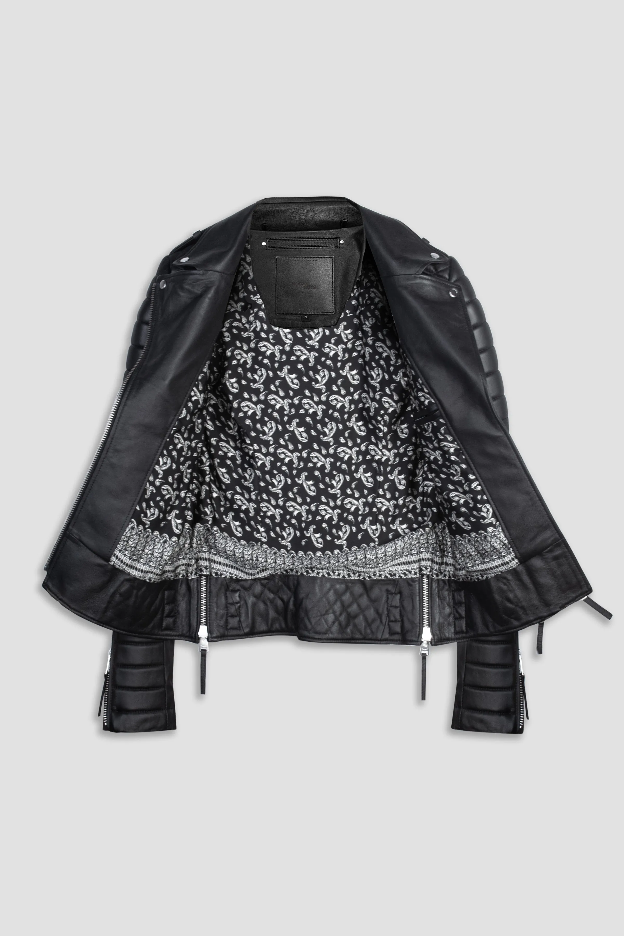 Kay Michaels Tall: Paisley Leather Jacket (Woman) sold by Boda Skins product image thumbnail 2