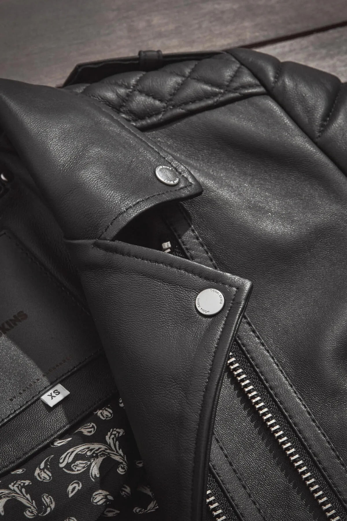 Kay Michaels: Paisley Leather Jacket (Woman) sold by Boda Skins product image thumbnail 4