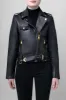 WOMENS BIKER LEATHER JACKET TALL sold by Boda Skins