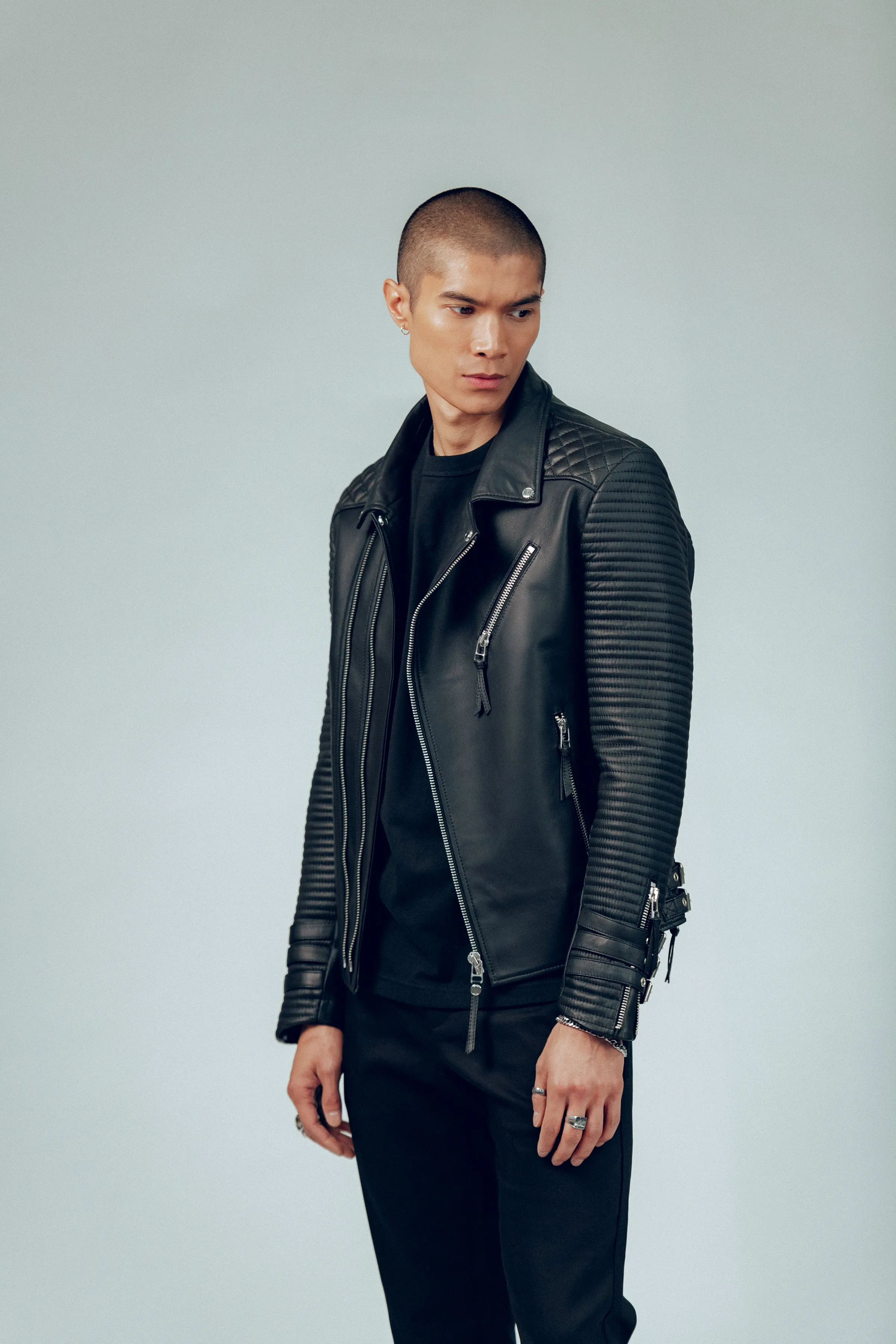 Alexander 2.0 Tall Leather Jacket sold by Boda Skins product image thumbnail 5