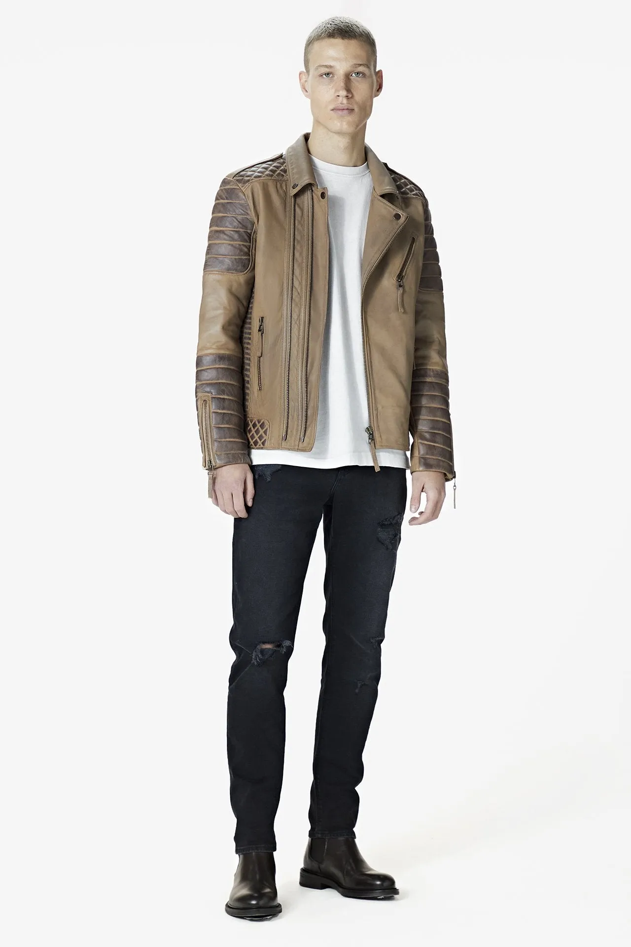 Kay Michaels 2.0 Tall: Desert Leather Jacket (Man) sold by Boda Skins product image thumbnail 4