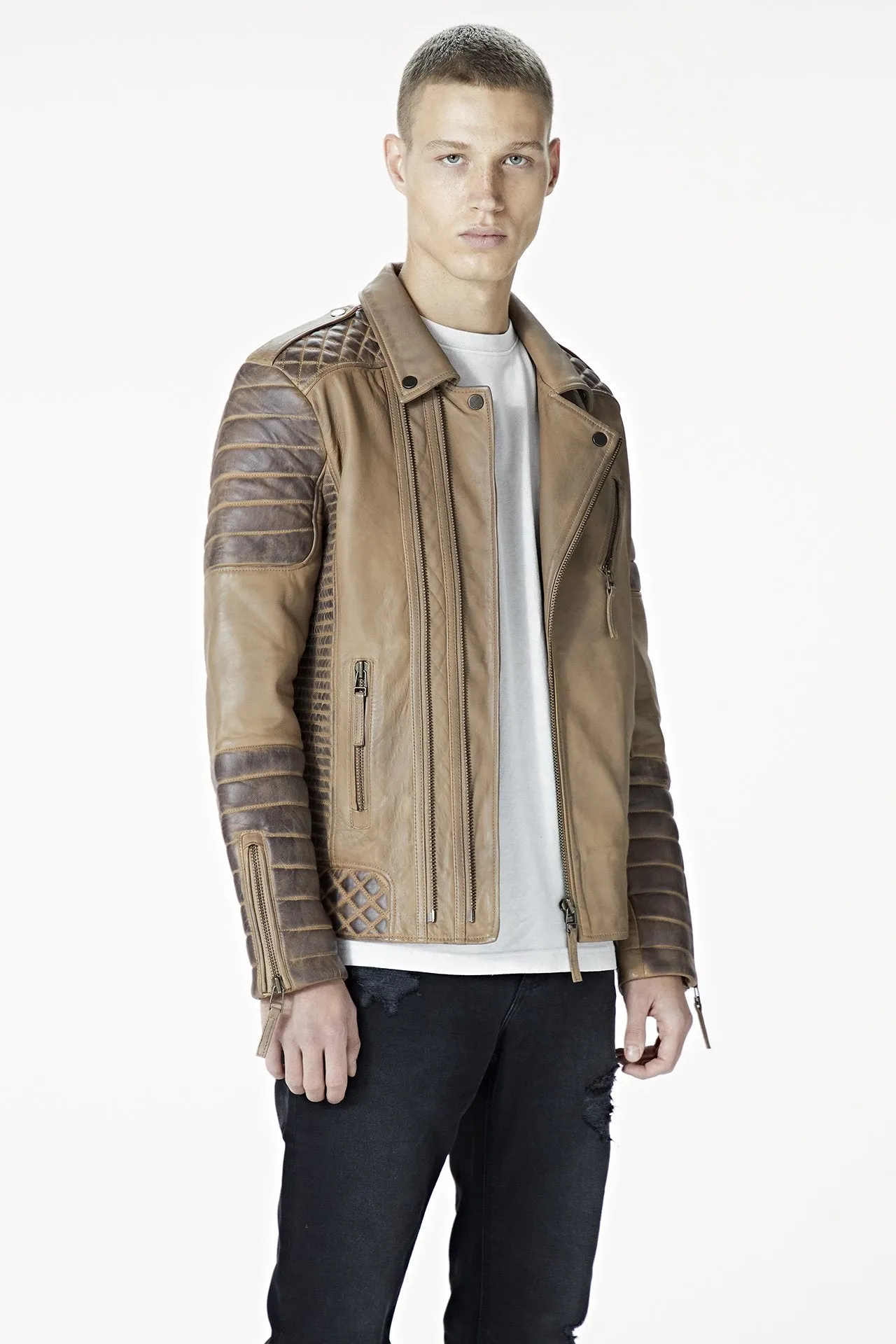 Kay Michaels 2.0 Tall: Desert Leather Jacket (Man) sold by Boda Skins product image thumbnail 3