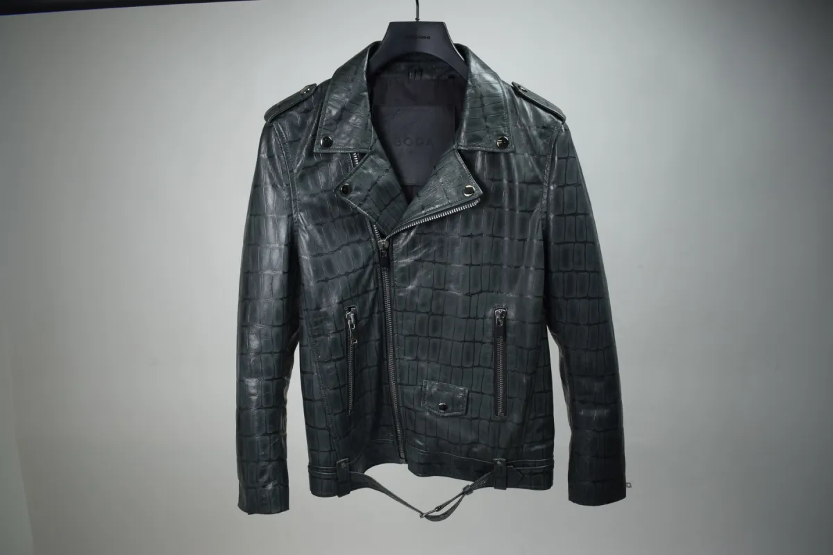 Classic Biker: Croc Effect / Womens / S / Excellent sold by Boda Skins