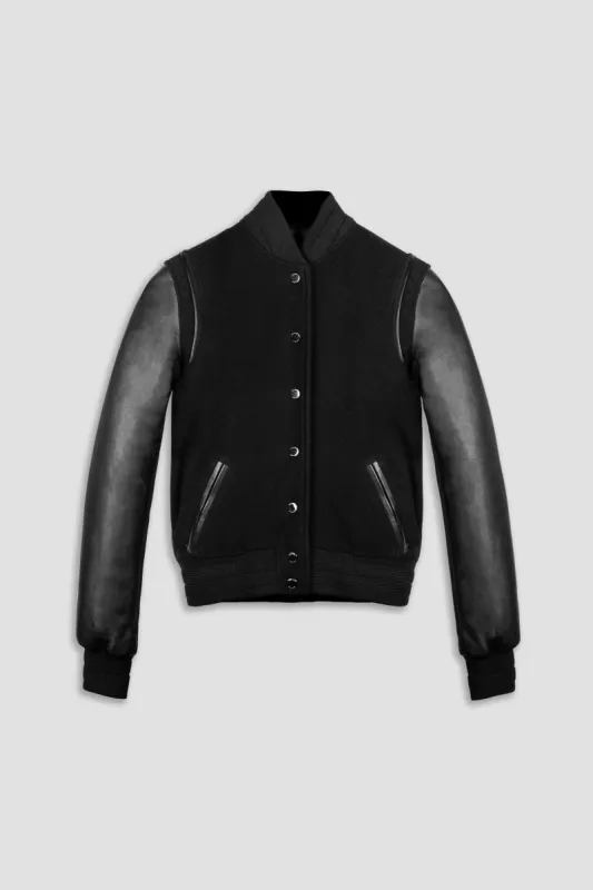 Varsity Noir Jacket (Woman) sold by Boda Skins