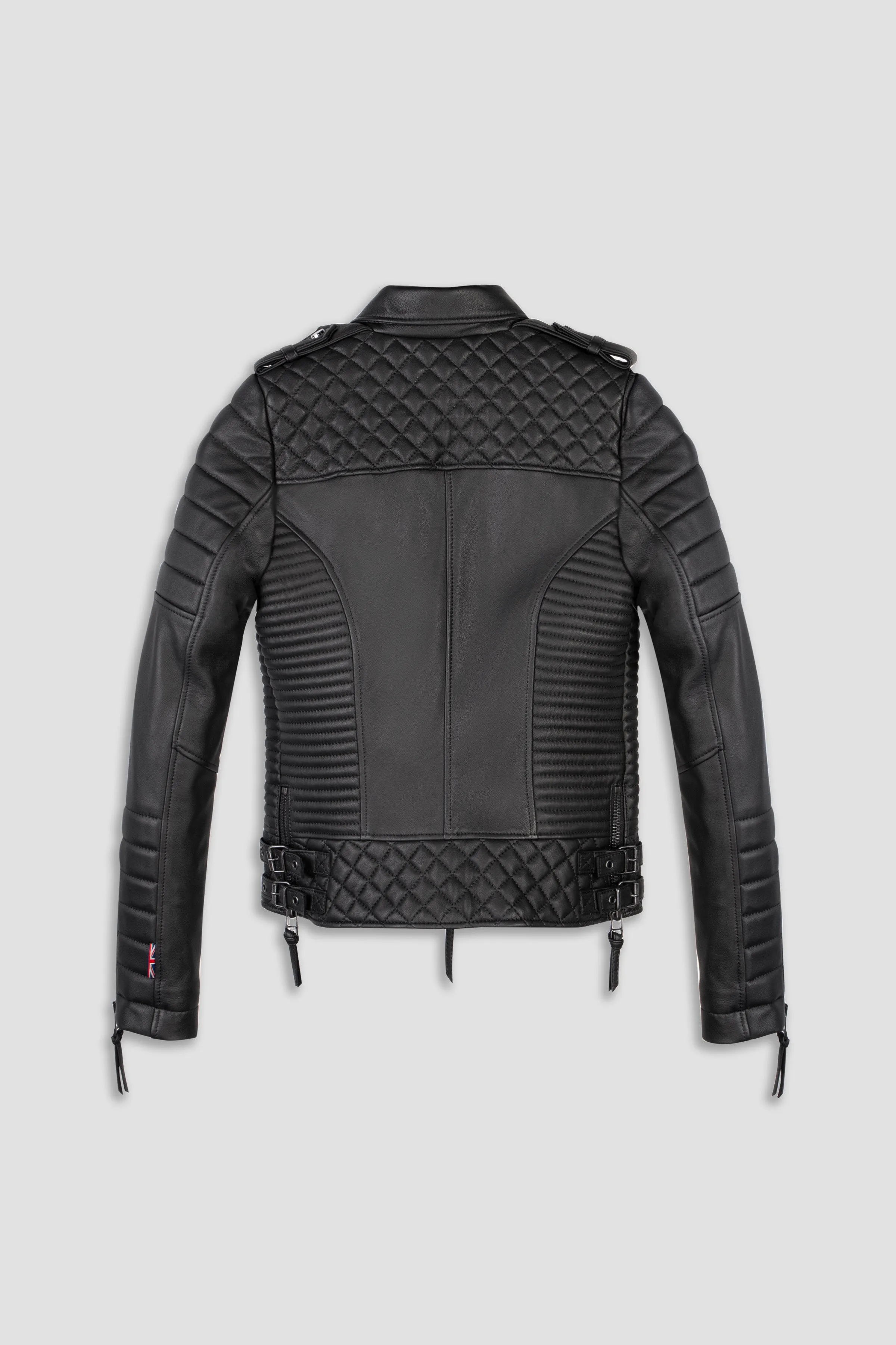 Kay Michaels 2.0 Leather Jacket Gun Metal Hardware (Woman) sold by Boda Skins product image thumbnail 2