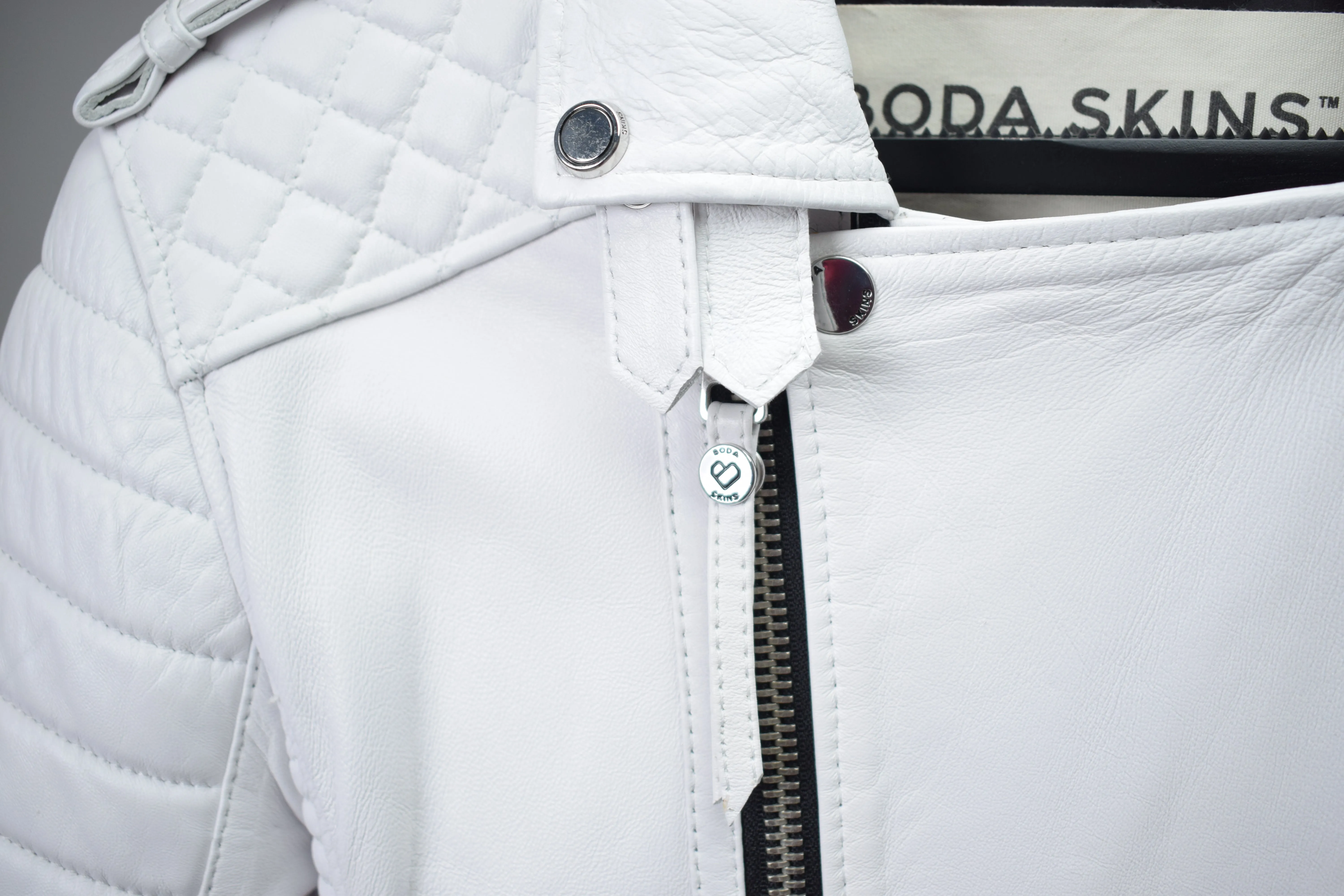 SM022 / Kay Michaels 2.0 White : Black Hardware (MEN'S) sold by Boda Skins product image thumbnail 3