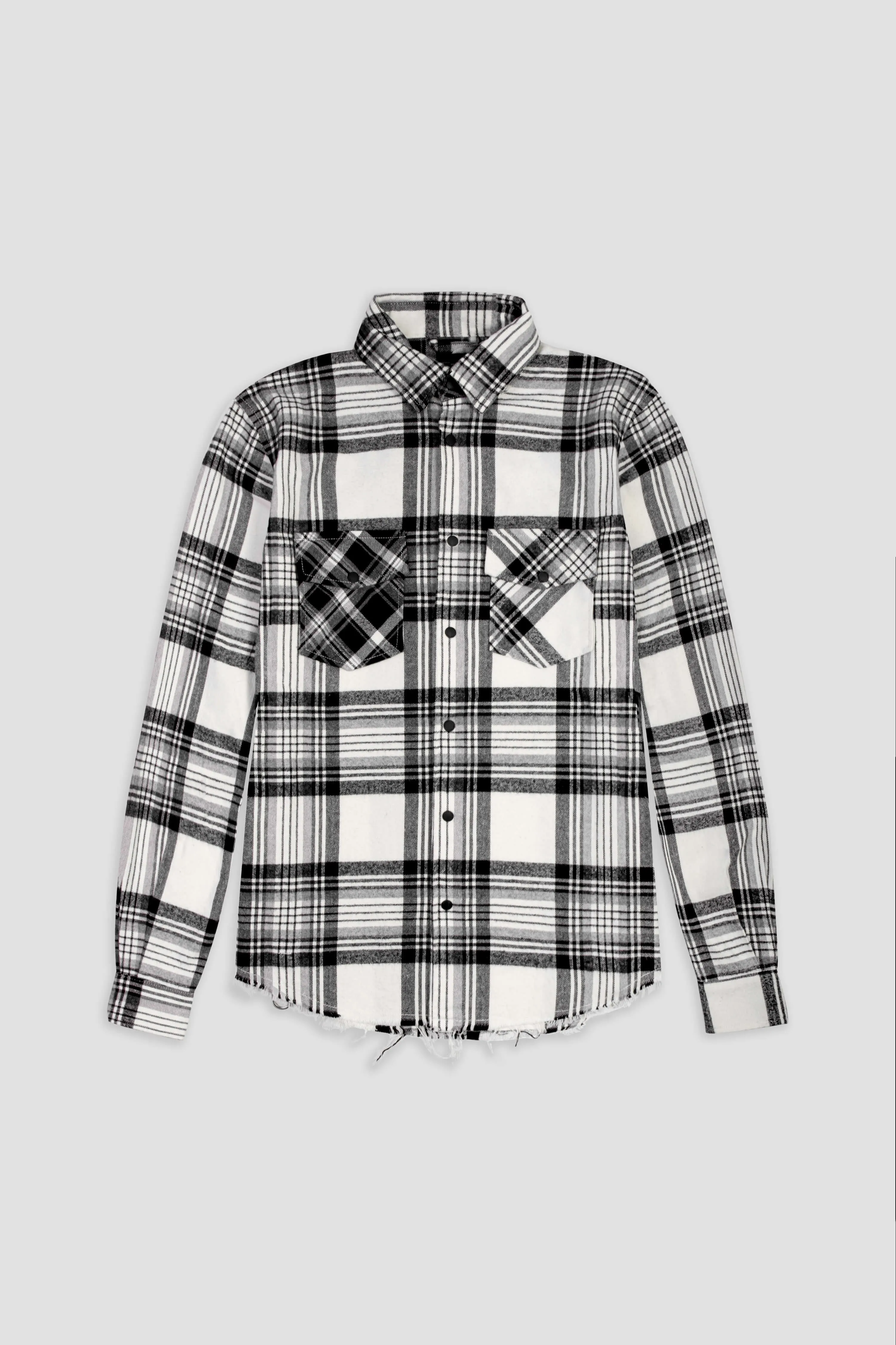 BODA Checked Cotton Overshirt sold by Boda Skins