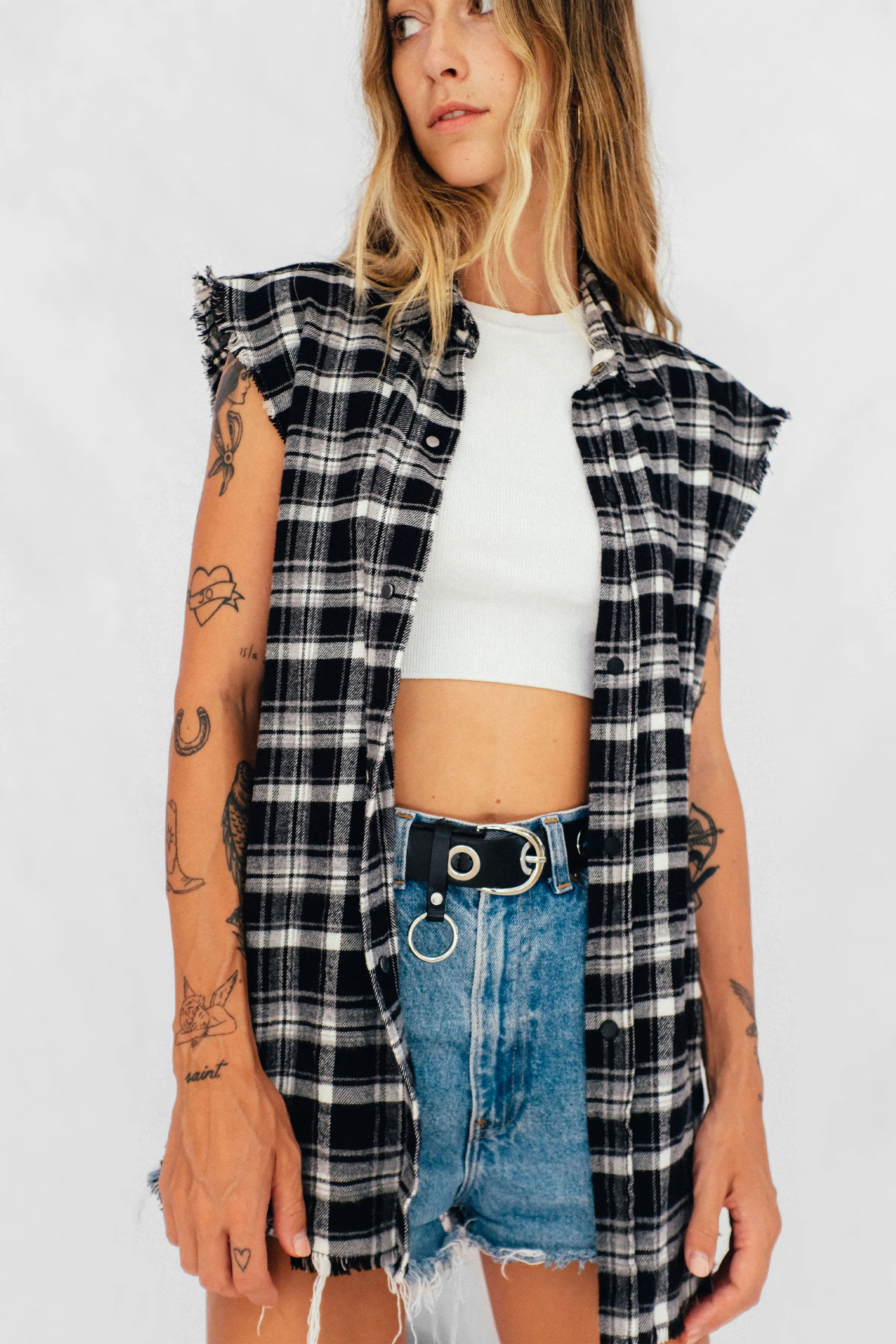 Natural Born Sinner Sleveless Shirt (Woman) sold by Boda Skins product image thumbnail 3