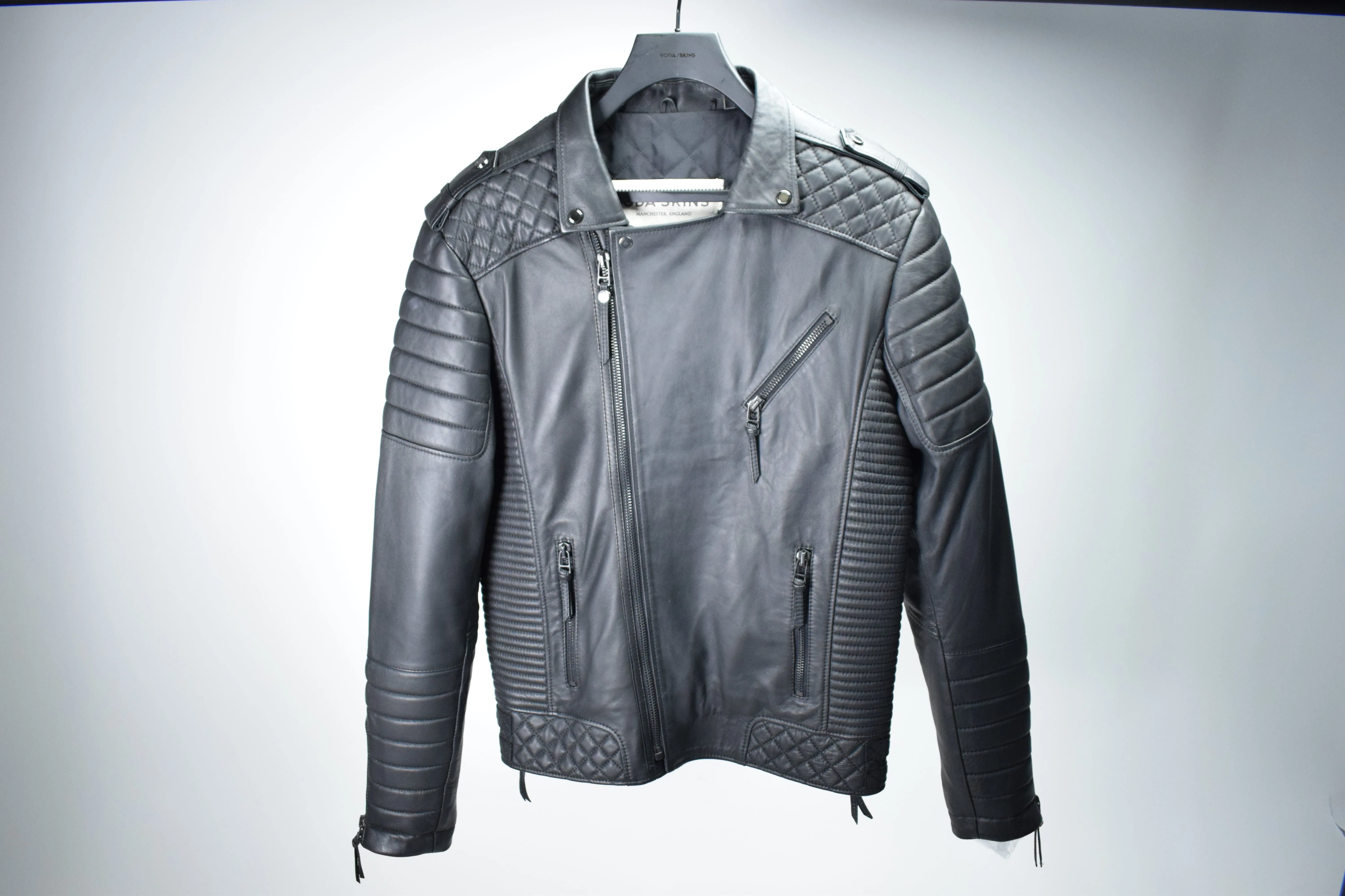 SM095 / Kay Michaels 2.0: Gun Metal Hardware (Men's) sold by Boda Skins