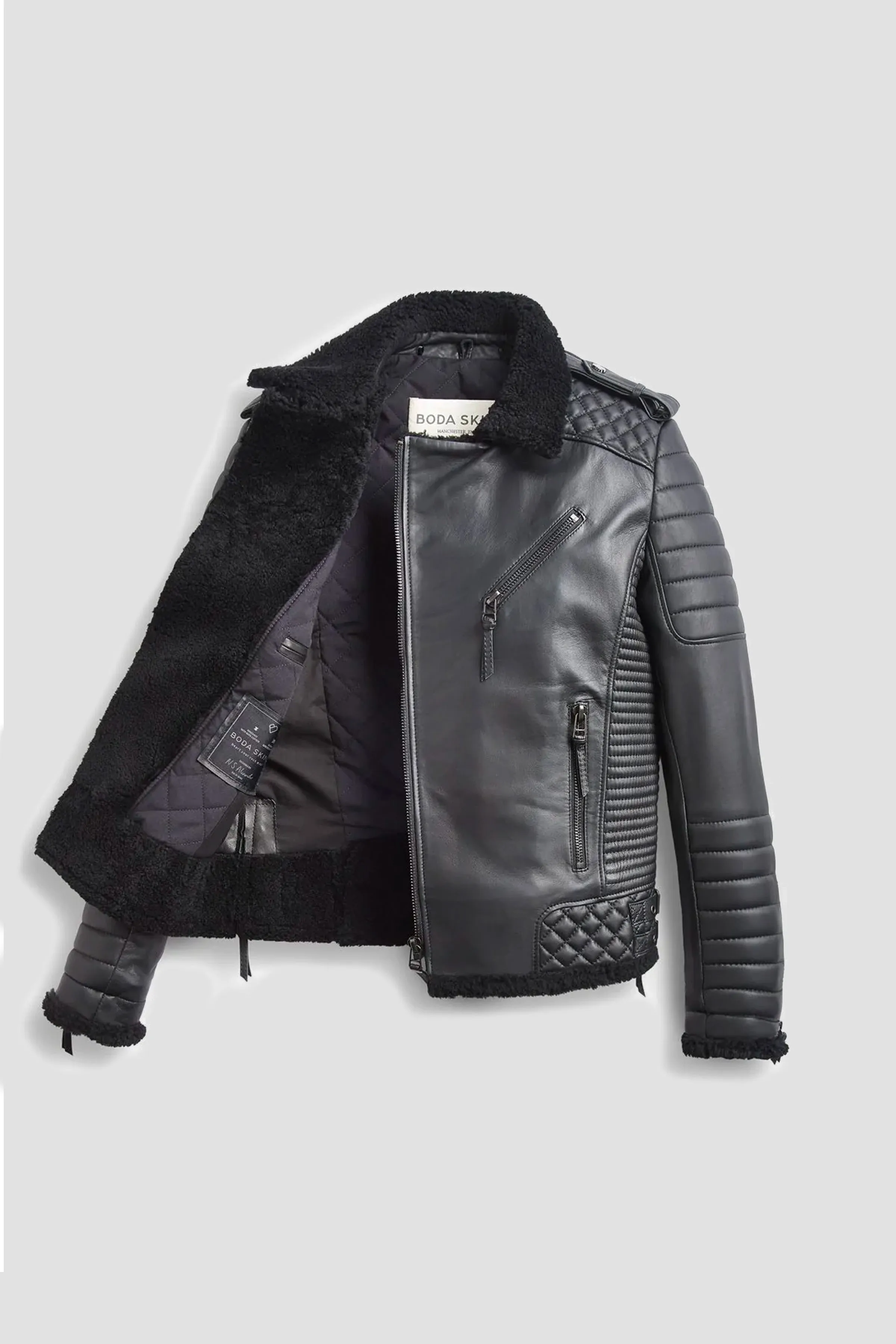 Kay Michaels Tall: Shearling Jacket sold by Boda Skins product image thumbnail 3