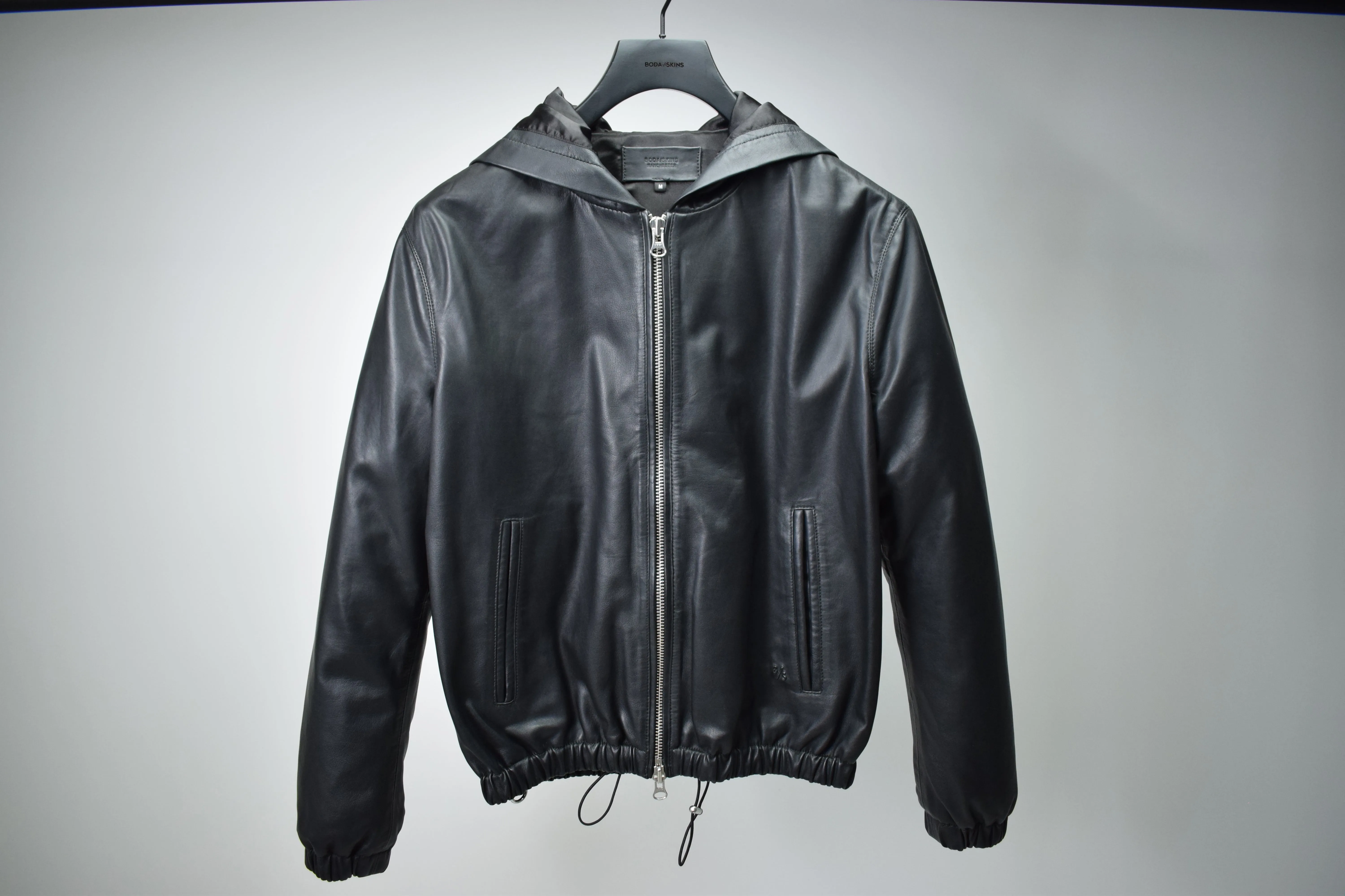 SM062 / Leather Hoodie (MEN'S) sold by Boda Skins