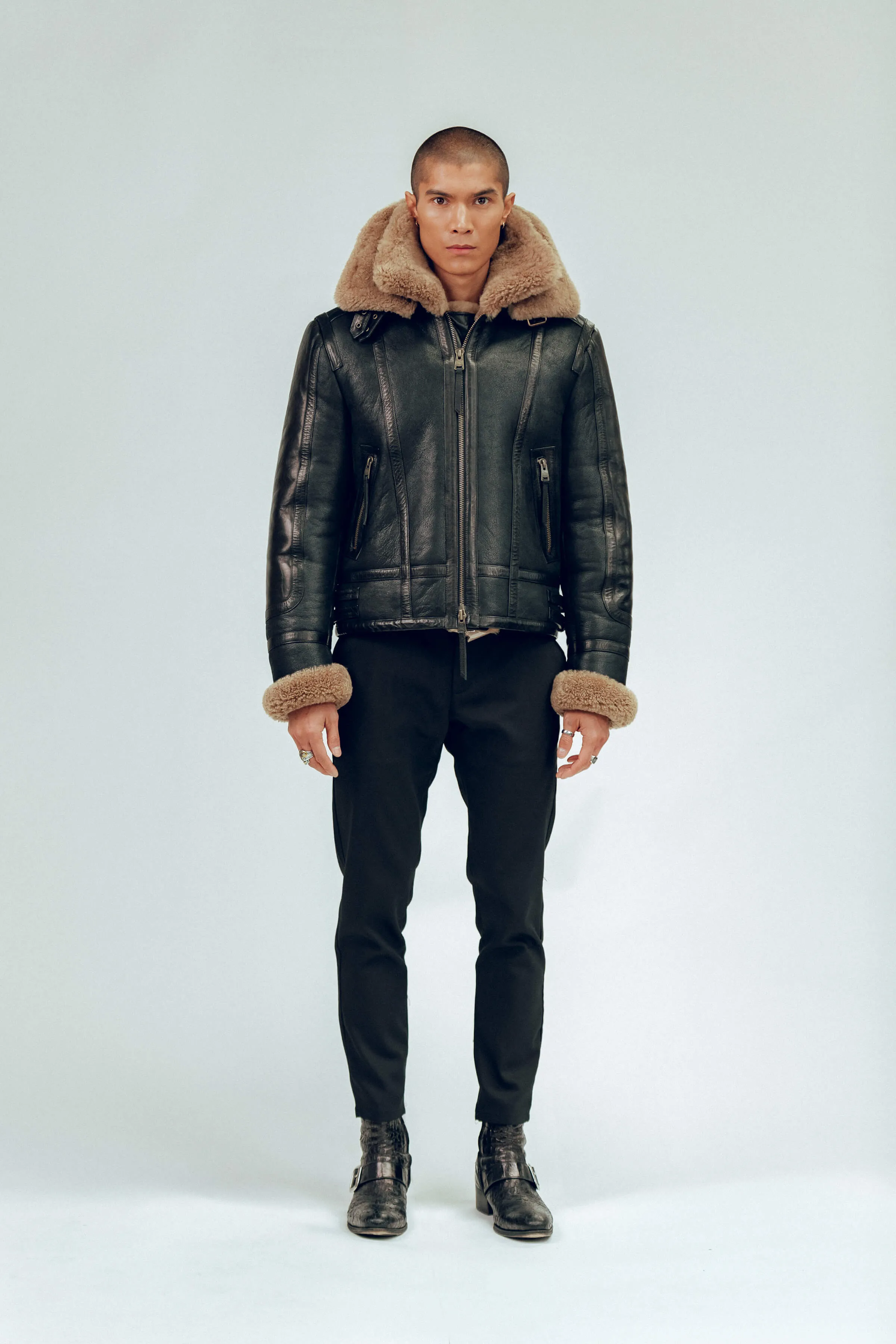Bronx Shearling Jacket (Man) sold by Boda Skins product image thumbnail 4