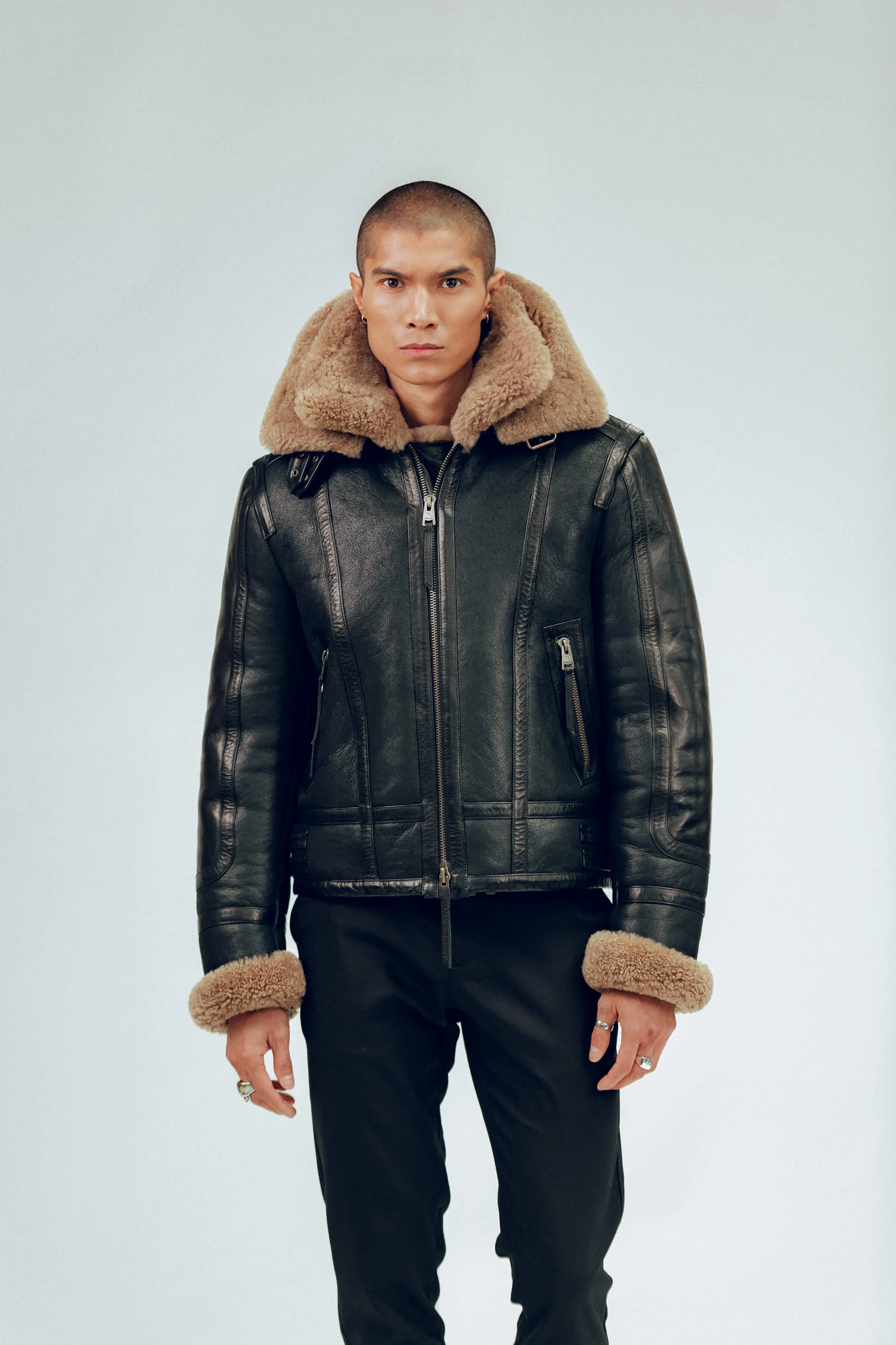 Bronx Shearling Jacket (Man) sold by Boda Skins product image thumbnail 3