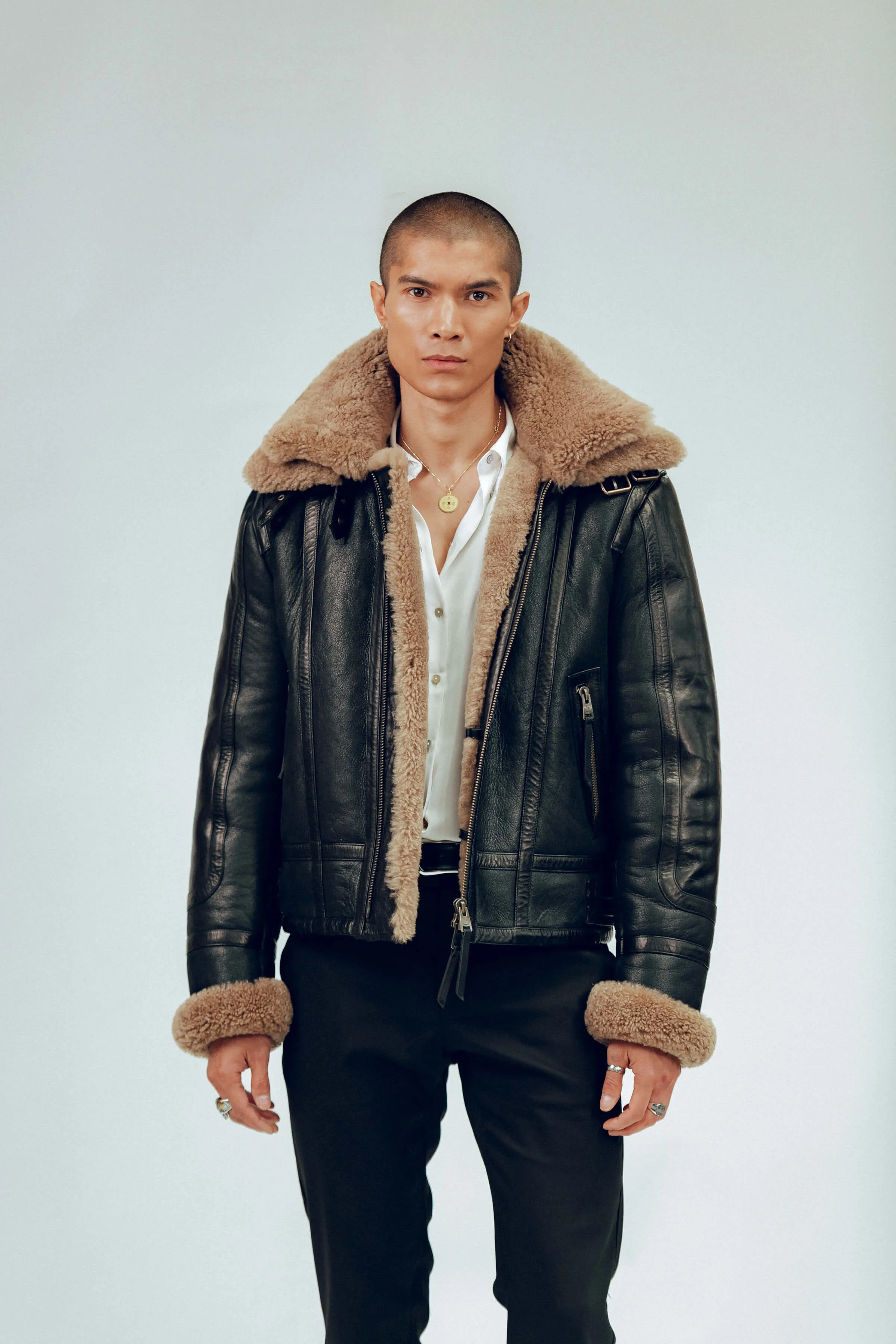 Bronx Shearling Jacket (Man) sold by Boda Skins product image thumbnail 5