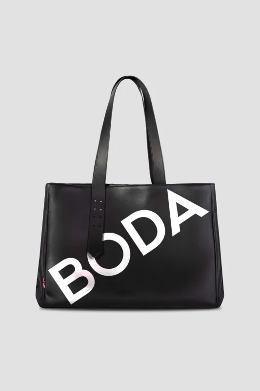 Leather Tote Bag: BODA LOGO sold by Boda Skins