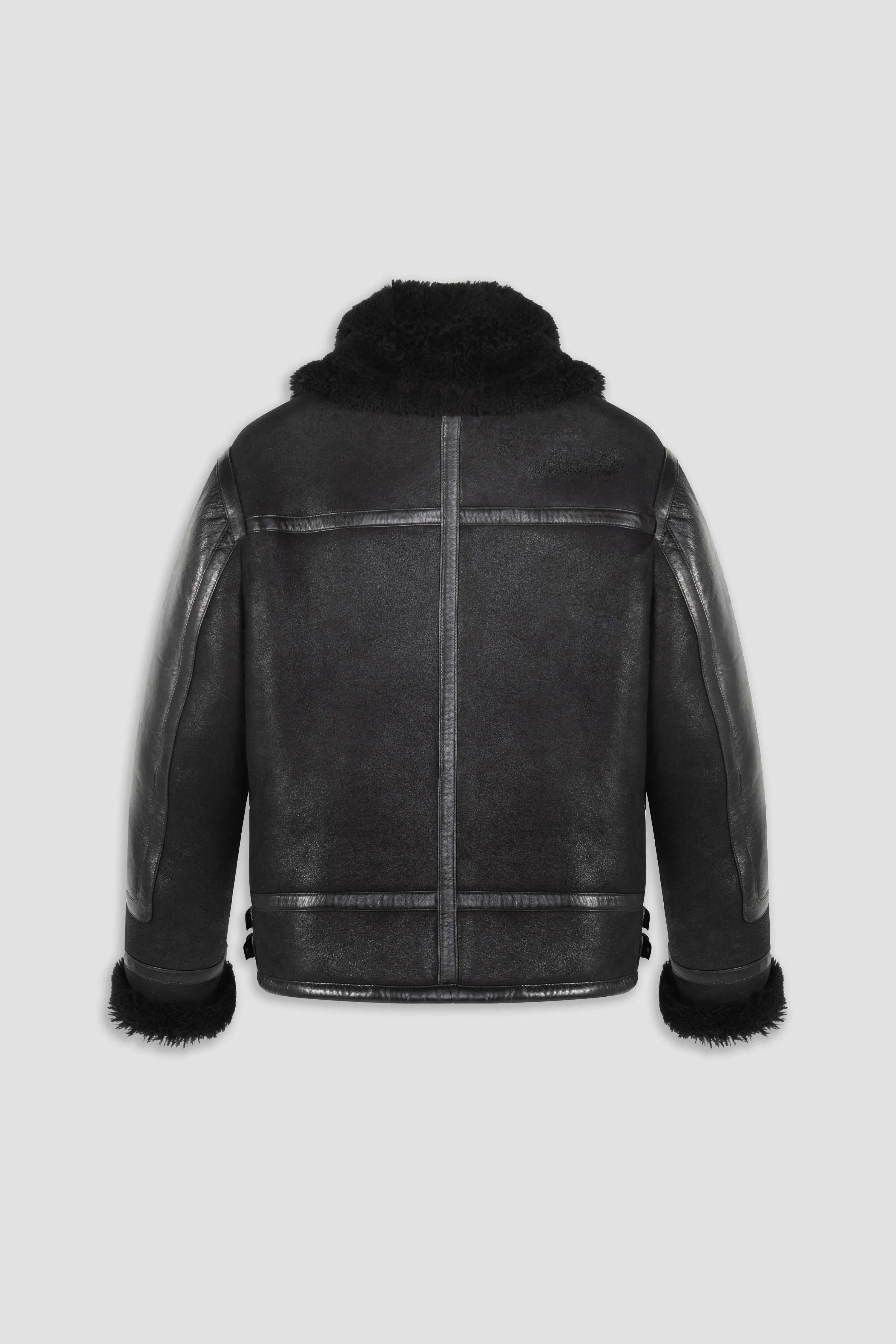 Bronx: Noir Shearling Jacket (Man) sold by Boda Skins product image thumbnail 2