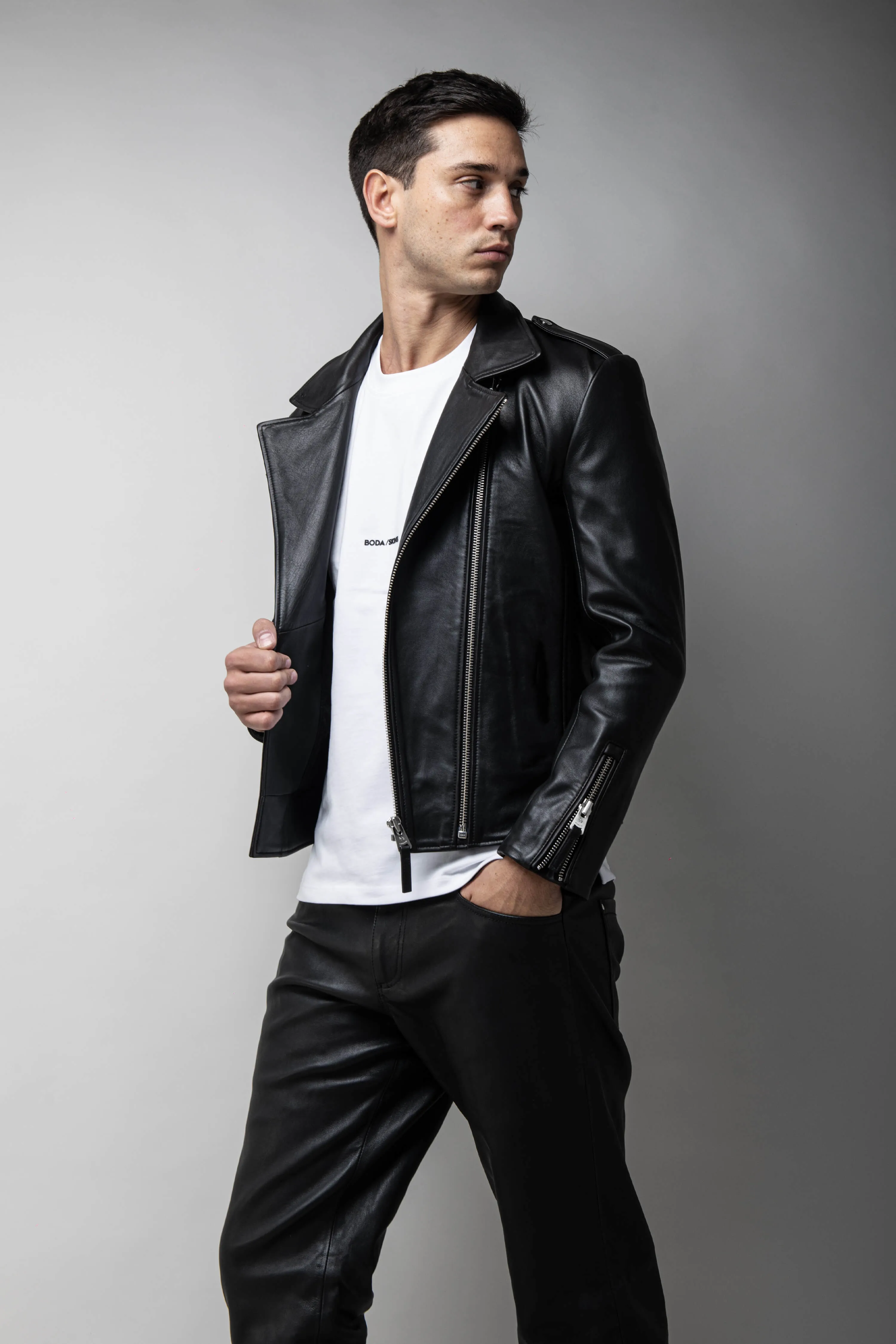 Outrider Leather Jacket sold by Boda Skins product image thumbnail 2