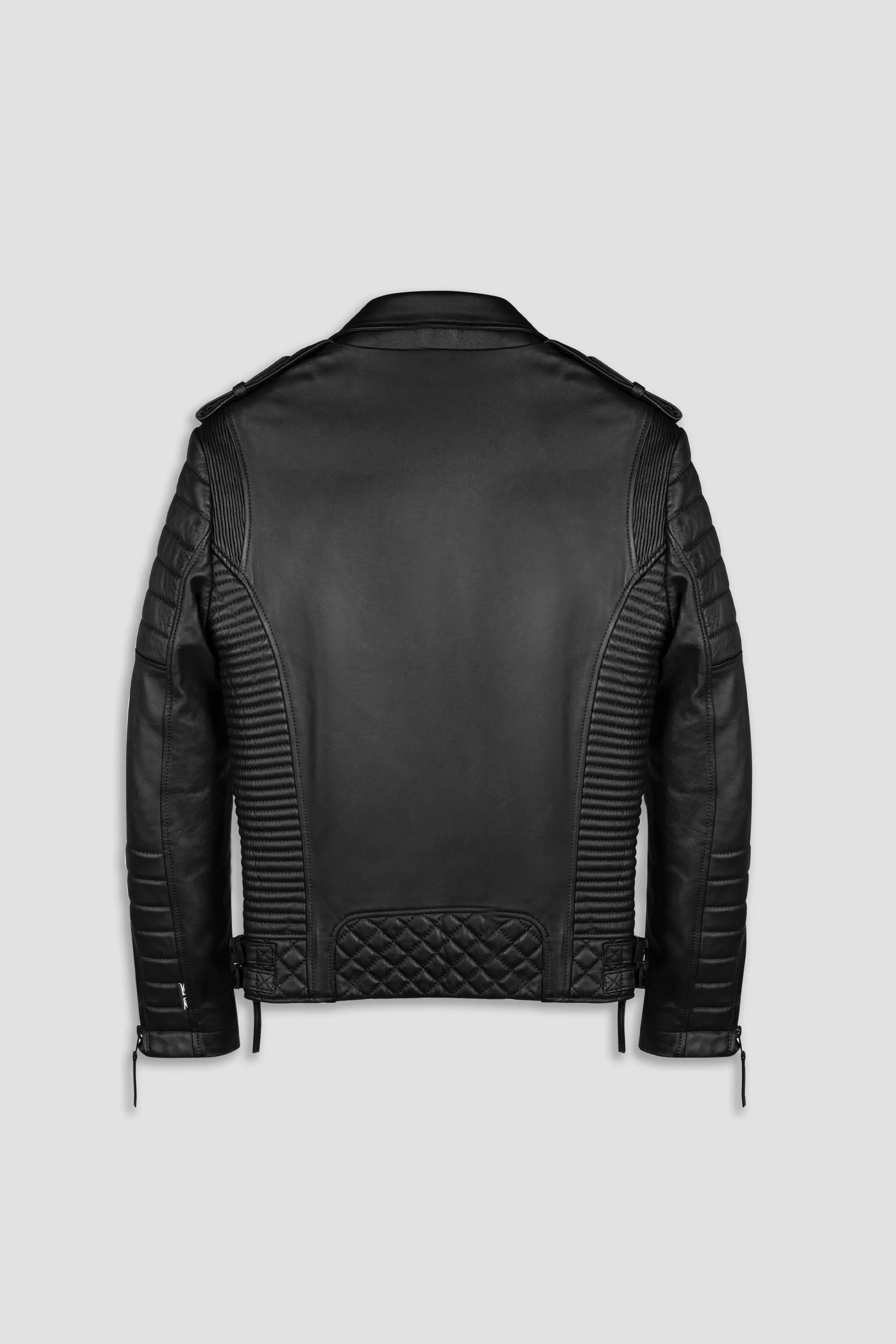 Kay Michaels 3.0 Tall: Matte Black Hardware Leather Jacket (Man) sold by Boda Skins product image thumbnail 3