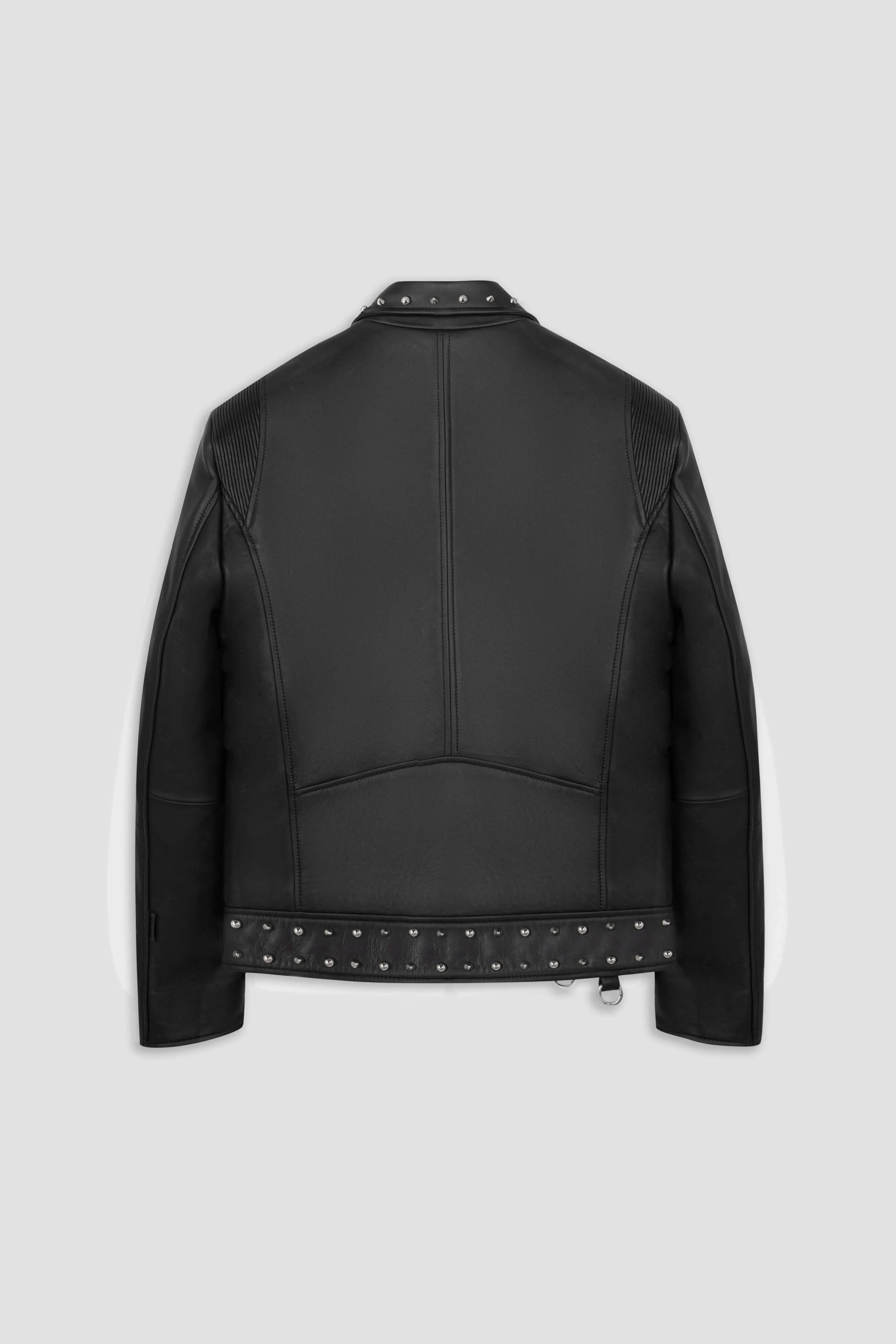 Refined Biker Leather Jacket Studded sold by Boda Skins product image thumbnail 2