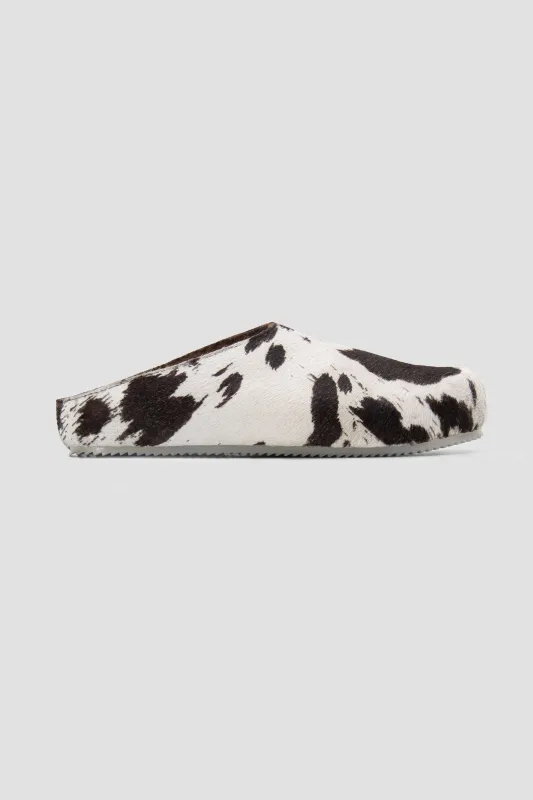 Cowhide Shearling Mules sold by Boda Skins