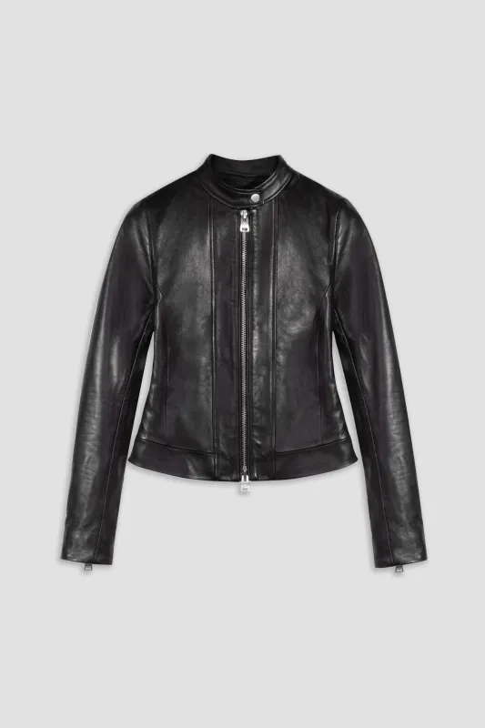 Moto Racer Leather Jacket sold by Boda Skins