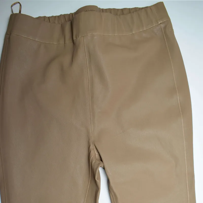 Leather Leggings (Sand) / Womens / M / Excellent sold by Boda Skins