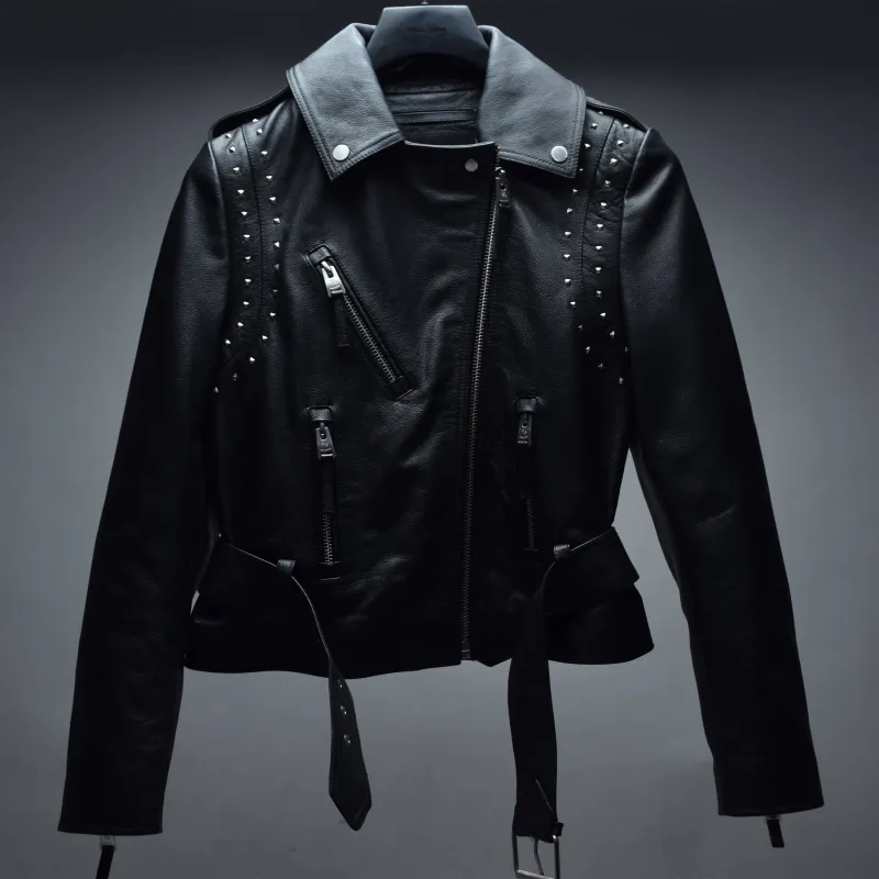 Studded Biker Sample / Womens / XXS / Good sold by Boda Skins