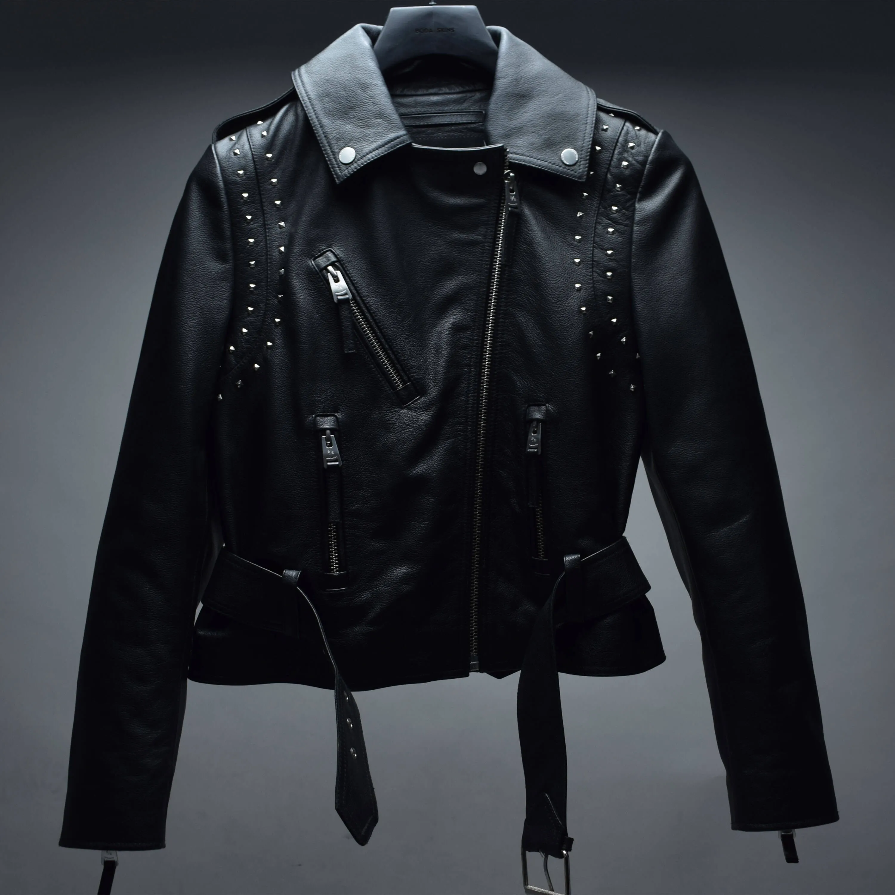 Studded Biker Sample / Womens / XXS / Good sold by Boda Skins