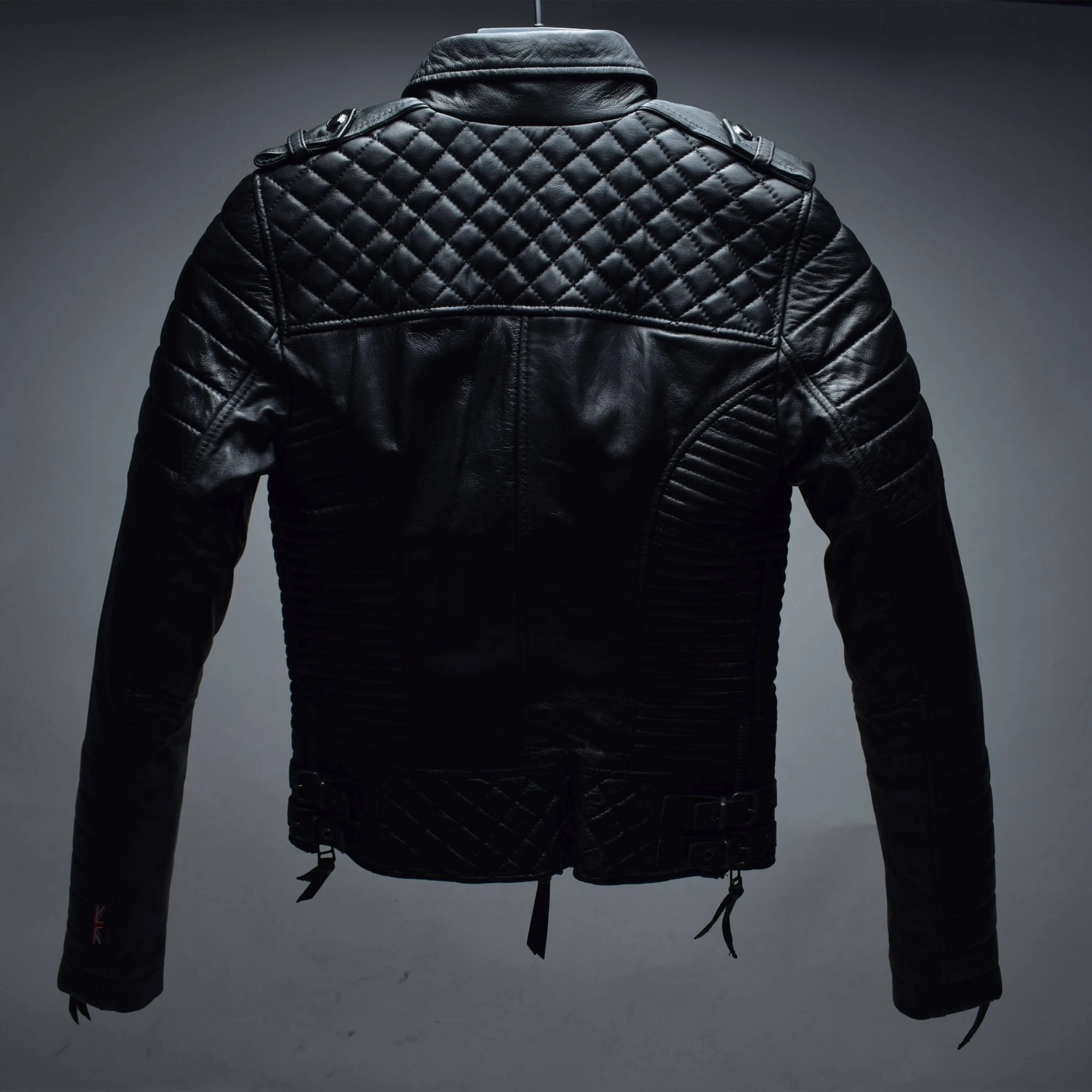 Kay Michaels 2.0: Black Hardware Gloss Leather / Womens / XXS / Fair sold by Boda Skins product image thumbnail 2