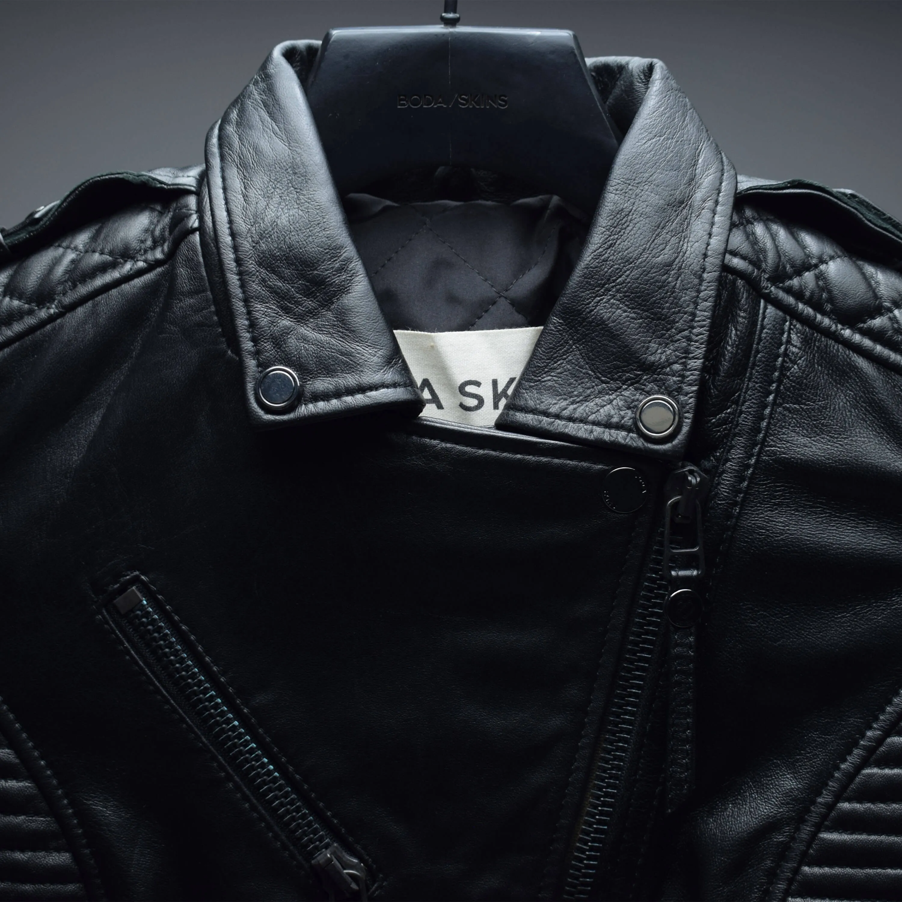 Kay Michaels 2.0: Black Hardware Gloss Leather / Womens / XXS / Fair sold by Boda Skins product image thumbnail 3