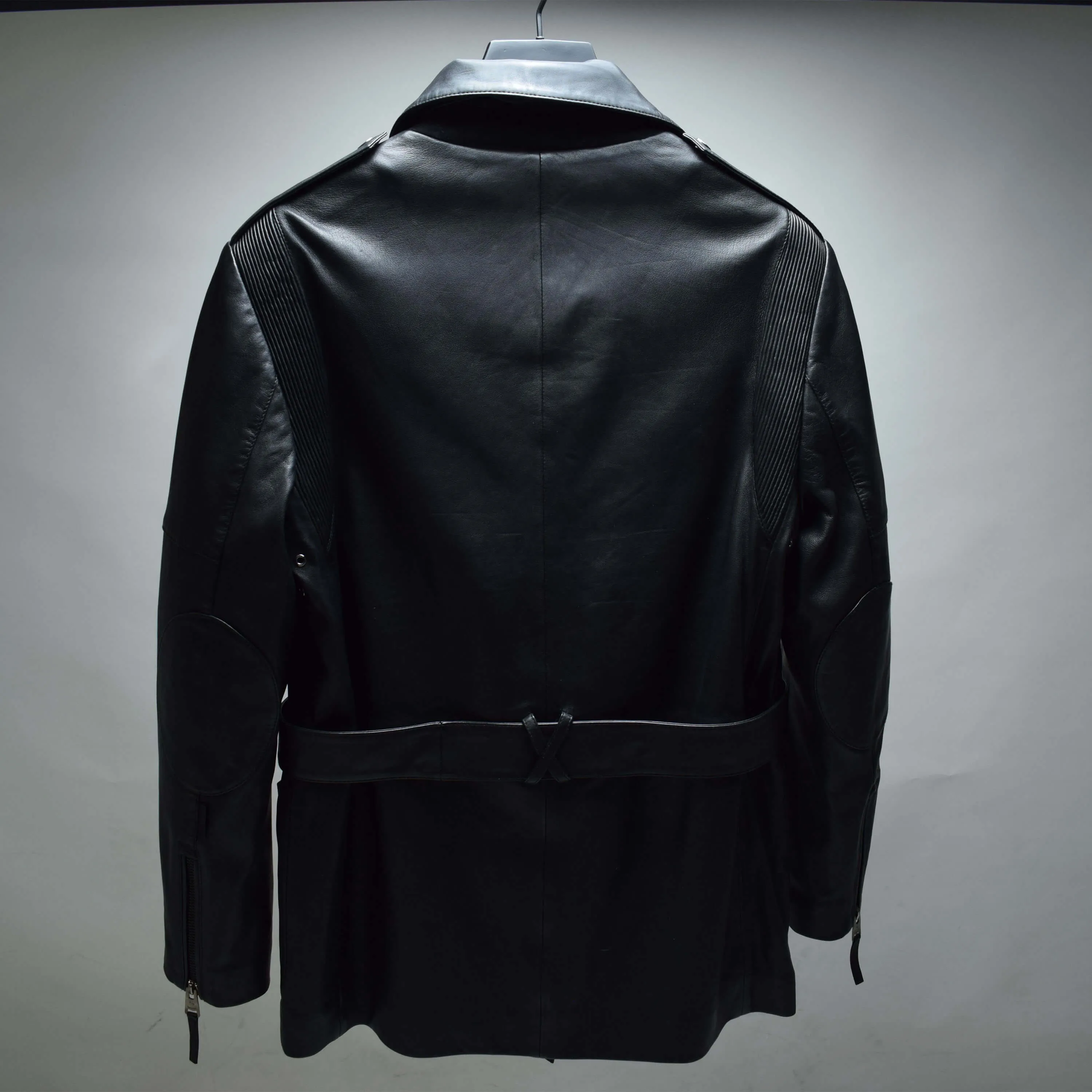 Leather Trench Sample / Mens / M / Excellent sold by Boda Skins product image thumbnail 2