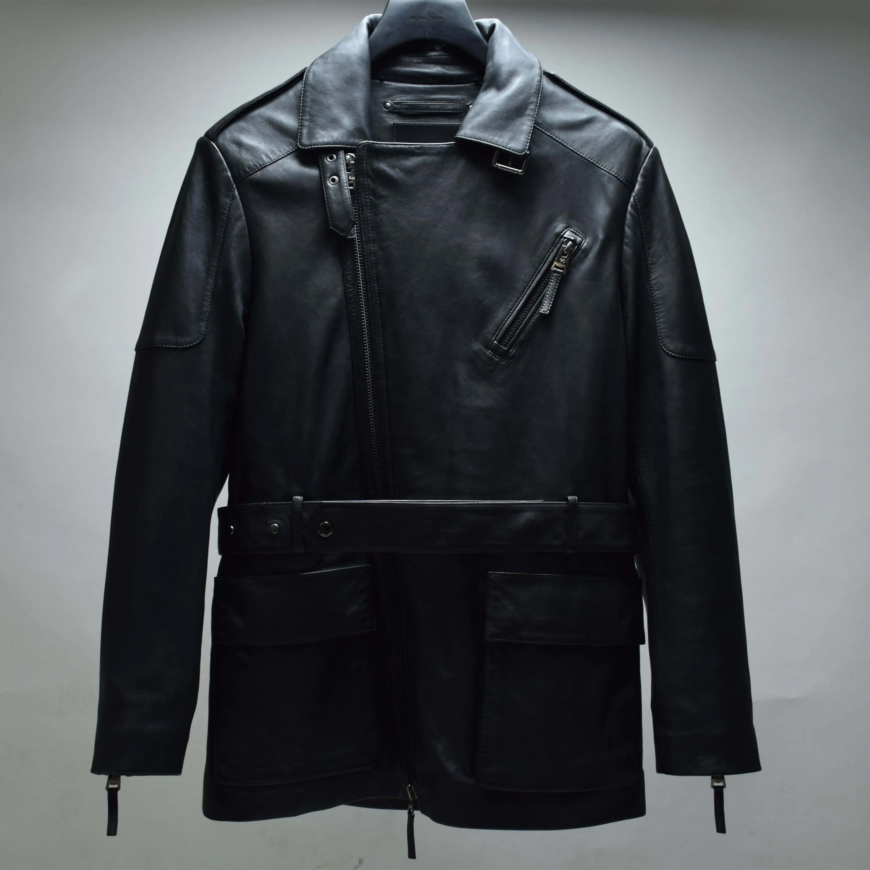Leather Trench Sample / Mens / M / Excellent sold by Boda Skins