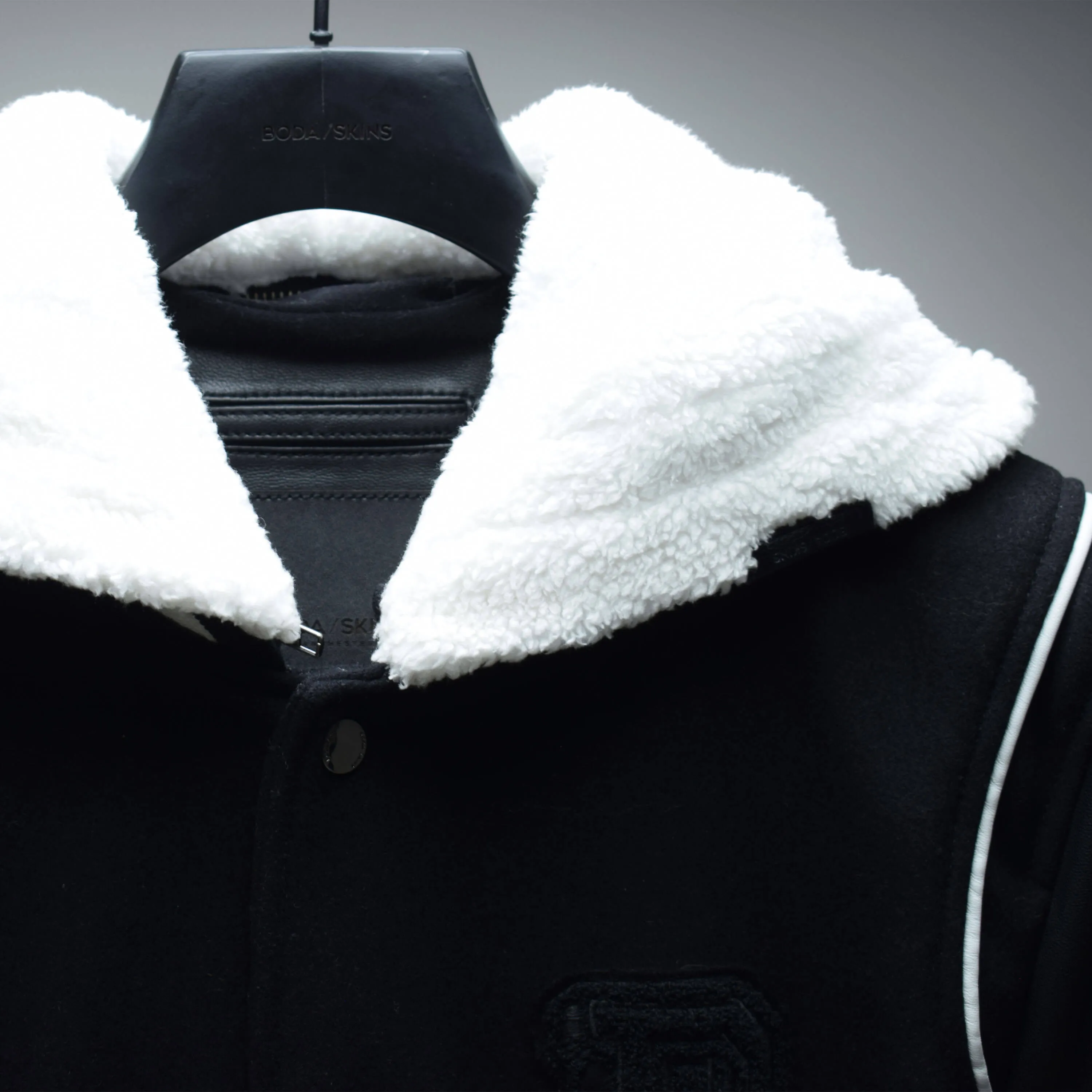 Hooded Shearling Varsity Sample / Mens / M / Good sold by Boda Skins product image thumbnail 3